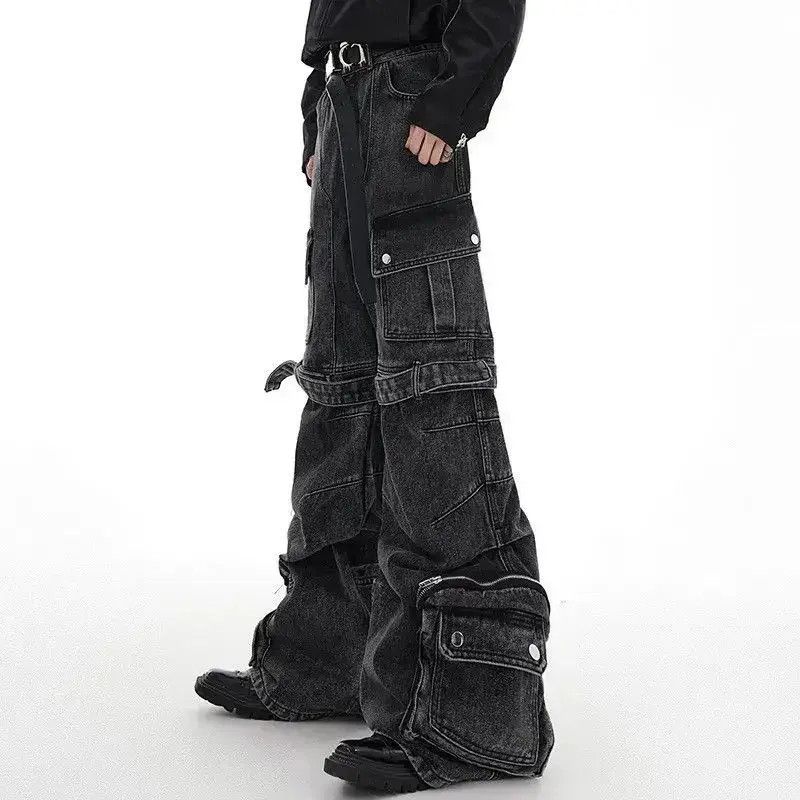 Japanese Brand Multi-pocket Jeans Three-dimensional Jeans Size US 32 / EU 48 - 2 Thumbnail