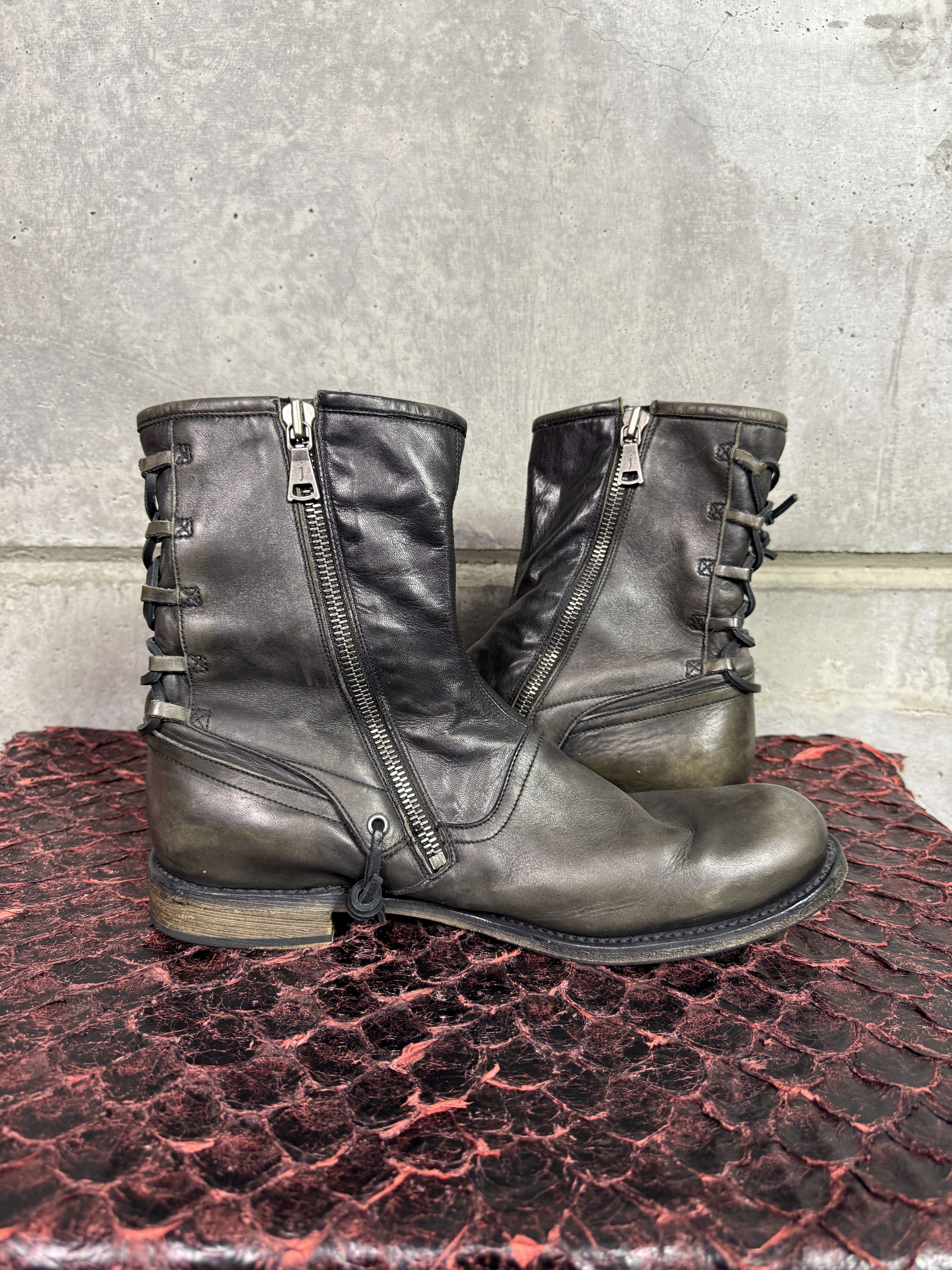 John Varvatos John Varvatos Laced Engineer Boots Size US 13 / EU 46 - 7 Thumbnail