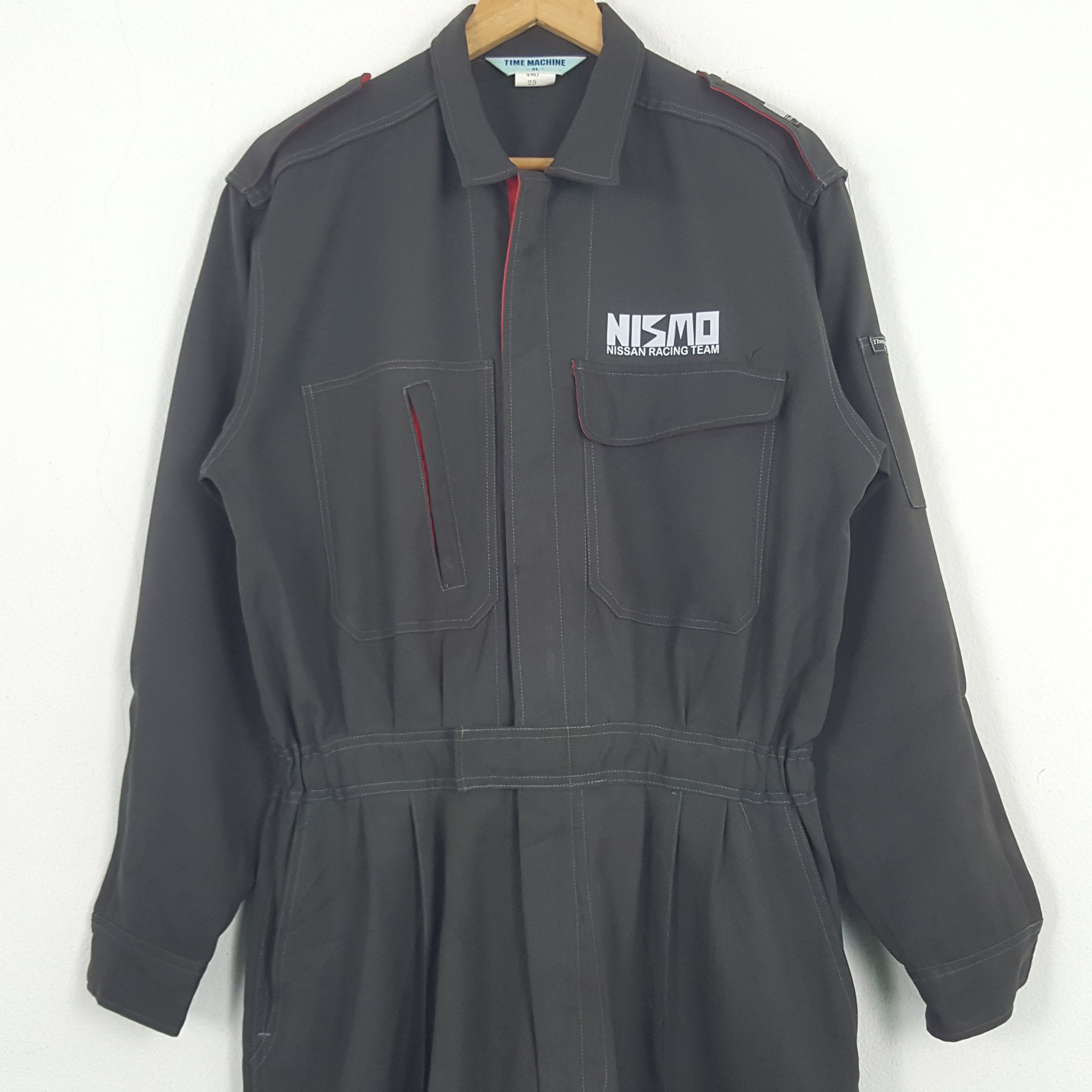 Japanese Brand × Vintage Vintage Nismo Nissan Japanese Racing Team Coverall Jacket Size US L / EU 52-54 / 3 - 5 Thumbnail