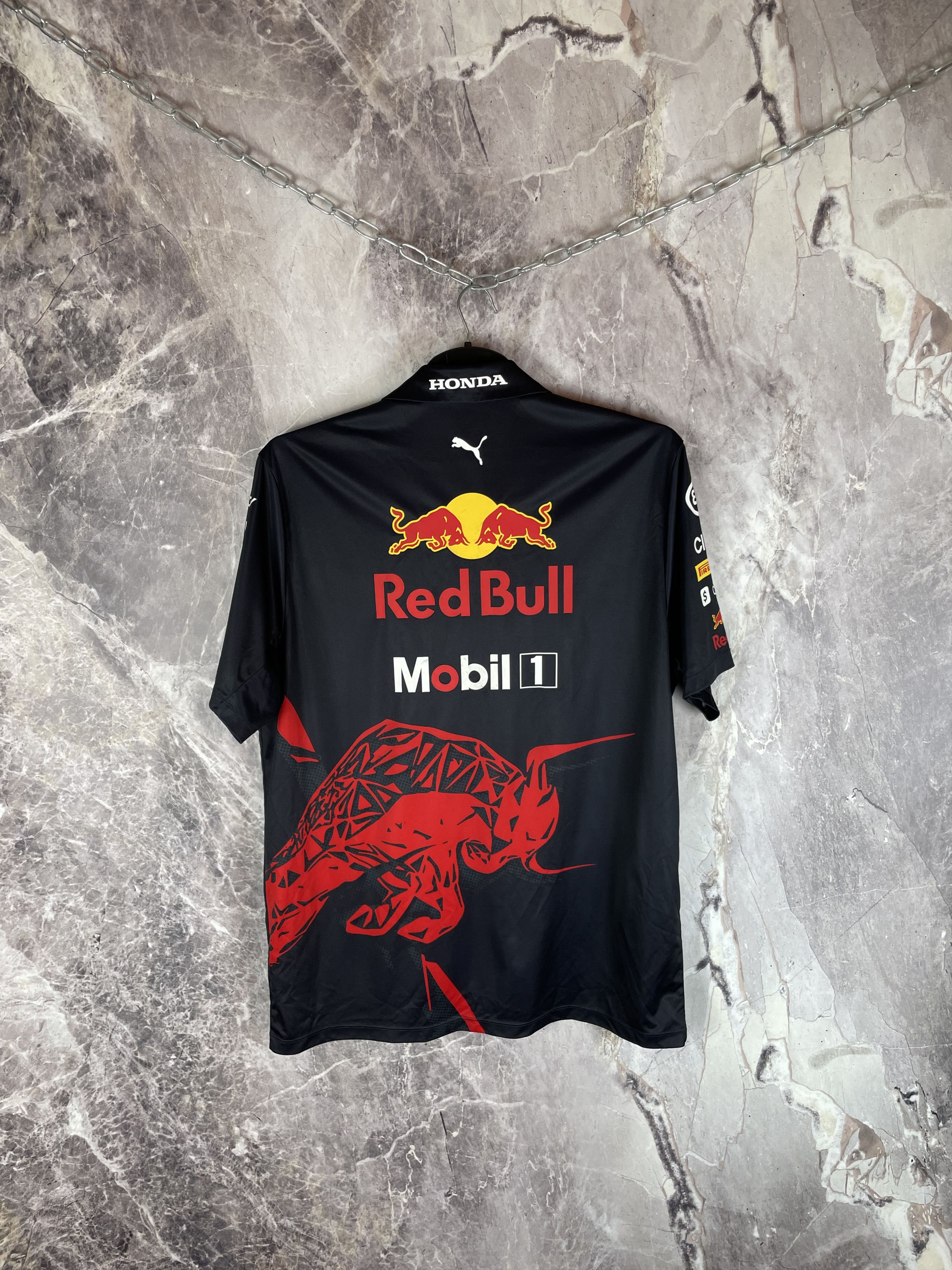 Red Bull Puma Bed Bull Vintage T-Shirt Size US XL / EU 56 / 4 - 7 Thumbnail