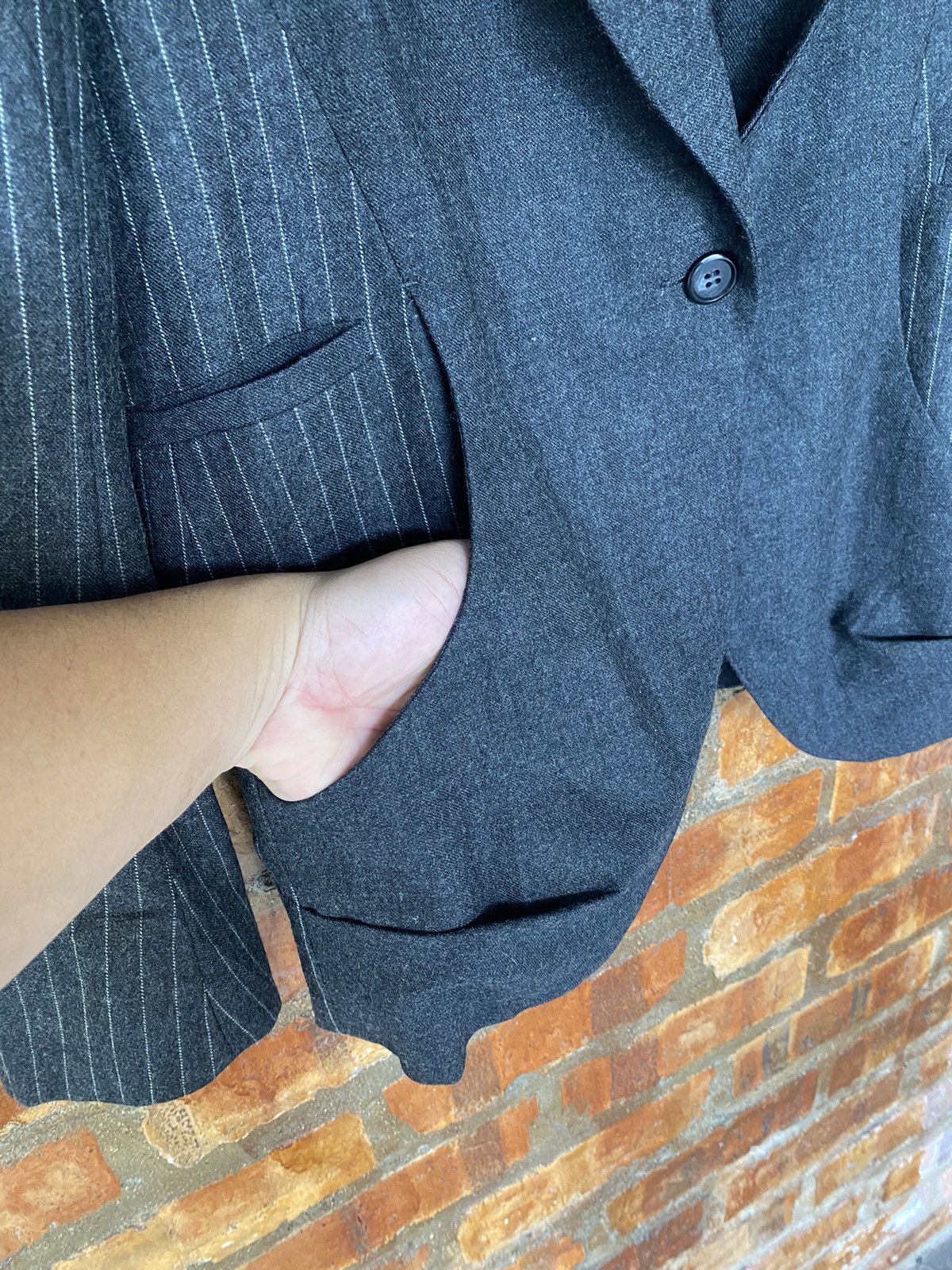 Issey Miyake × Tsumori Chisato Vampire Multipocket Stripes sleeve Blazer light jacket Size M / US 6-8 / IT 42-44 - 7 Thumbnail