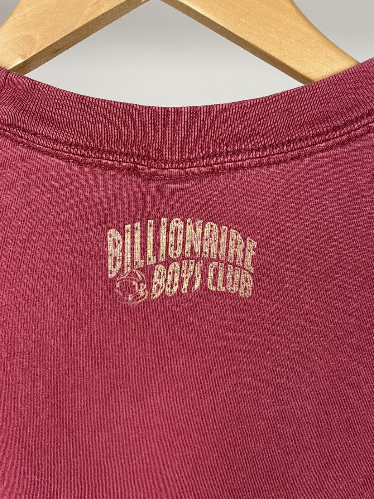 Billionaire Boys Club × Designer BBC Billionaire Boys Club tee burgundy cotton t-shirt Size US M / EU 48-50 / 2 - 5 Thumbnail