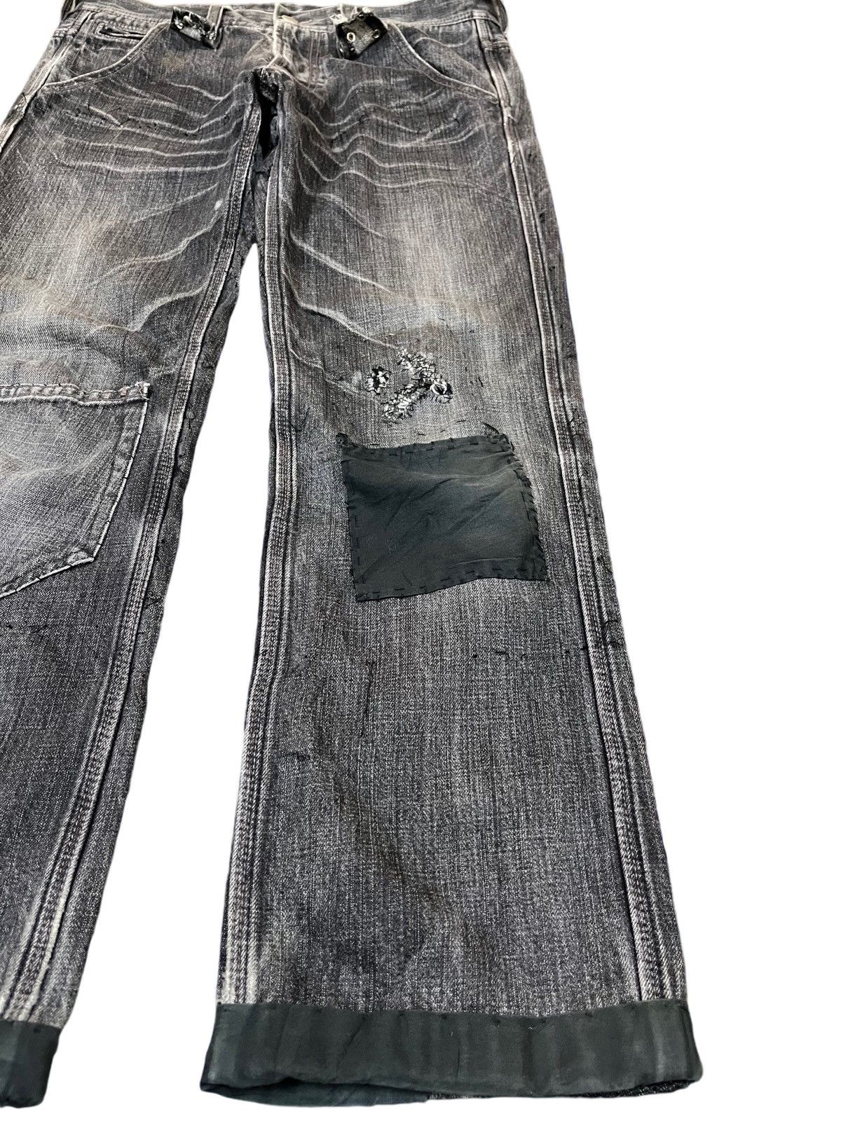Nicole Club Vintage Nicole Club Black Punk Denim Size US 32 / EU 48 - 3 Thumbnail