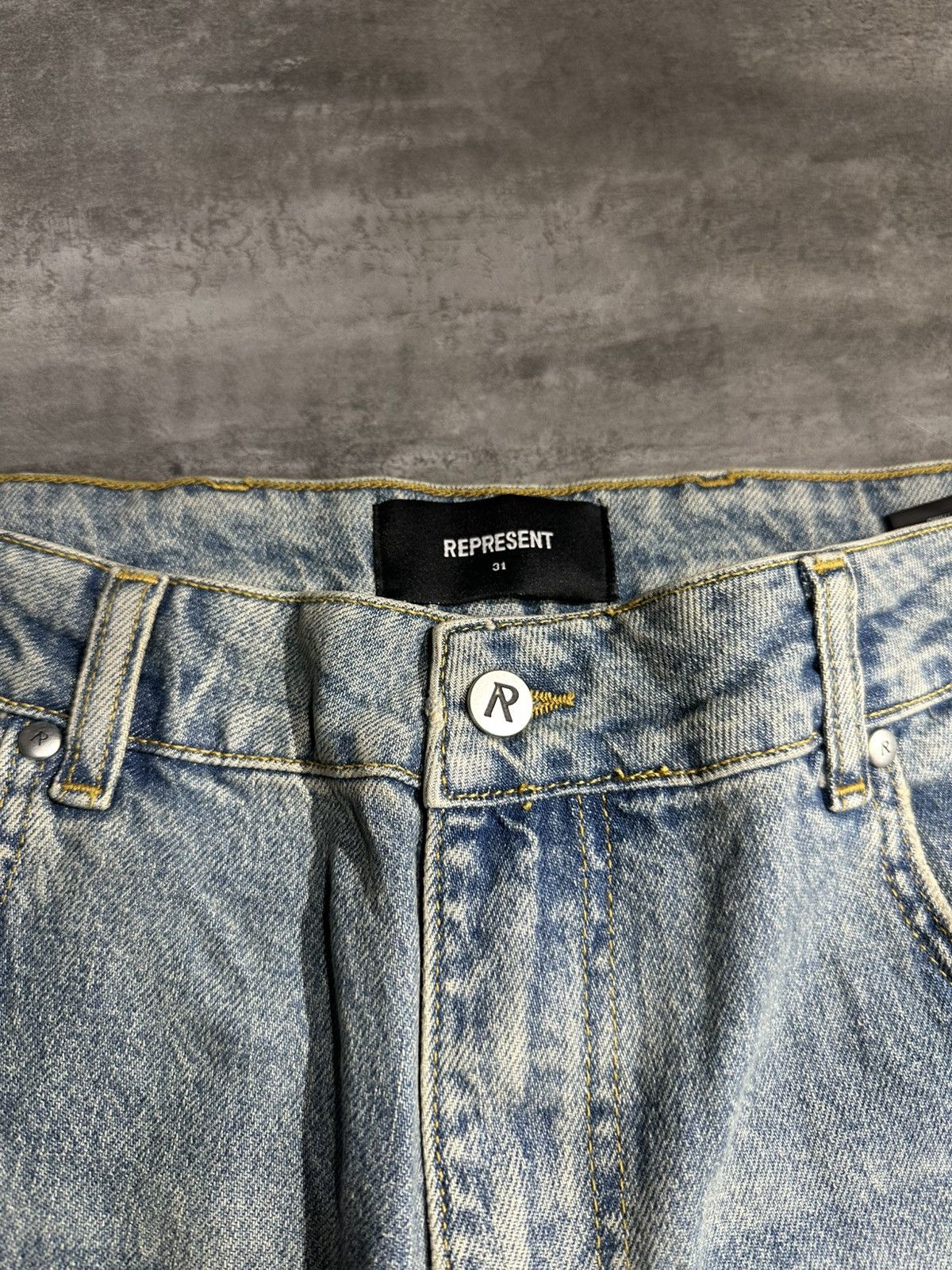 Represent Clo. Represent R3 Cargo Denim Jeans Size US 31 - 6 Thumbnail