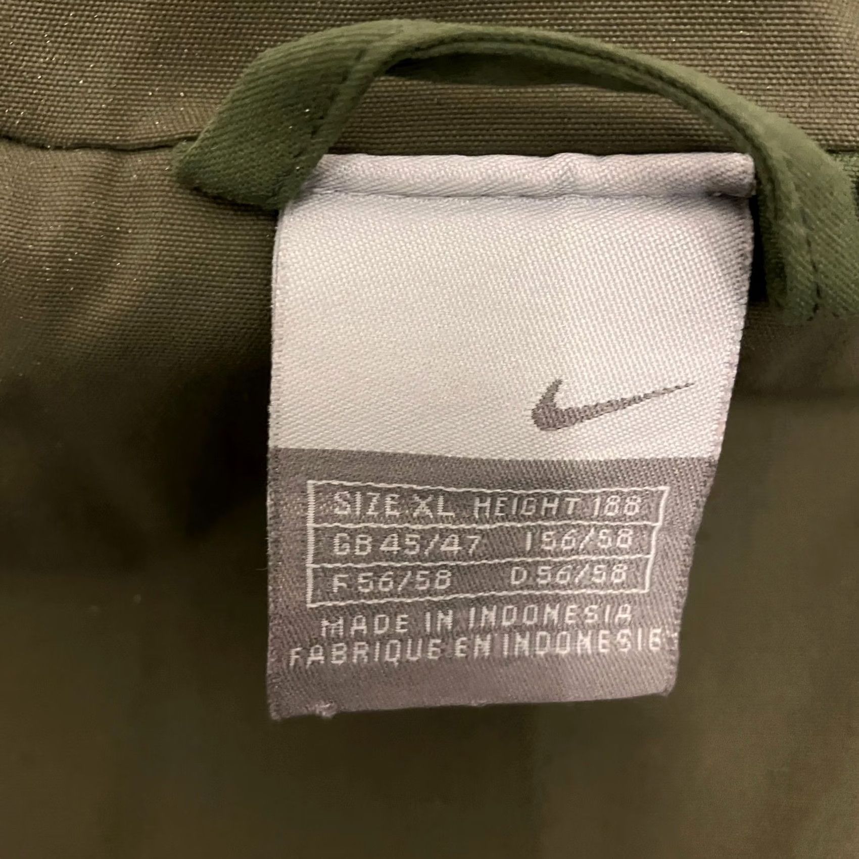 Nike VINTAGE Nike Athletic Puffer Jacket Mens XL Khaki Green Quilted Full Zip Vintage Size US XL / EU 56 / 4 - 6 Thumbnail