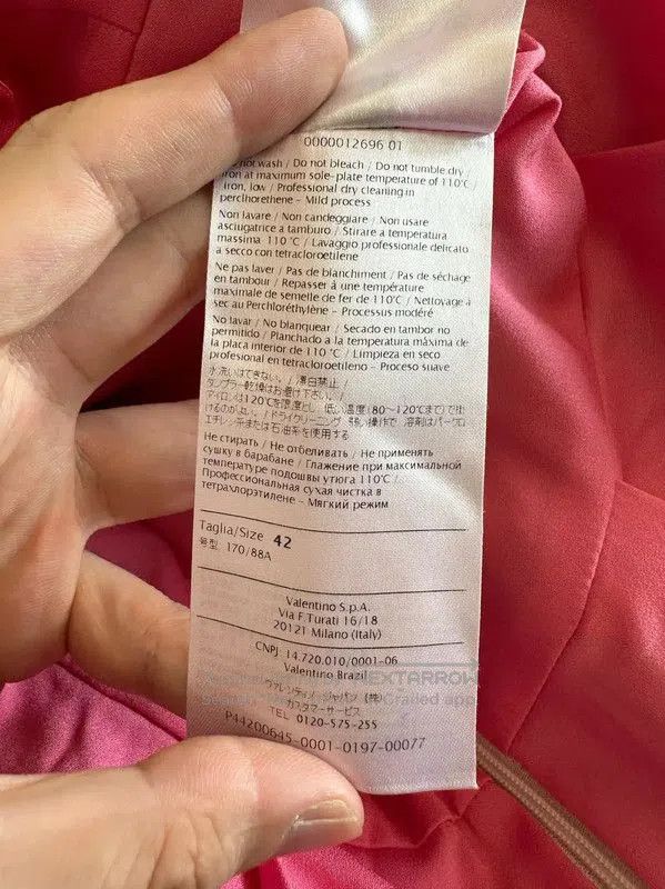 Valentino Valentino Pink Lace and Wool Dress . Size L / US 10 / IT 46 - 9 Thumbnail