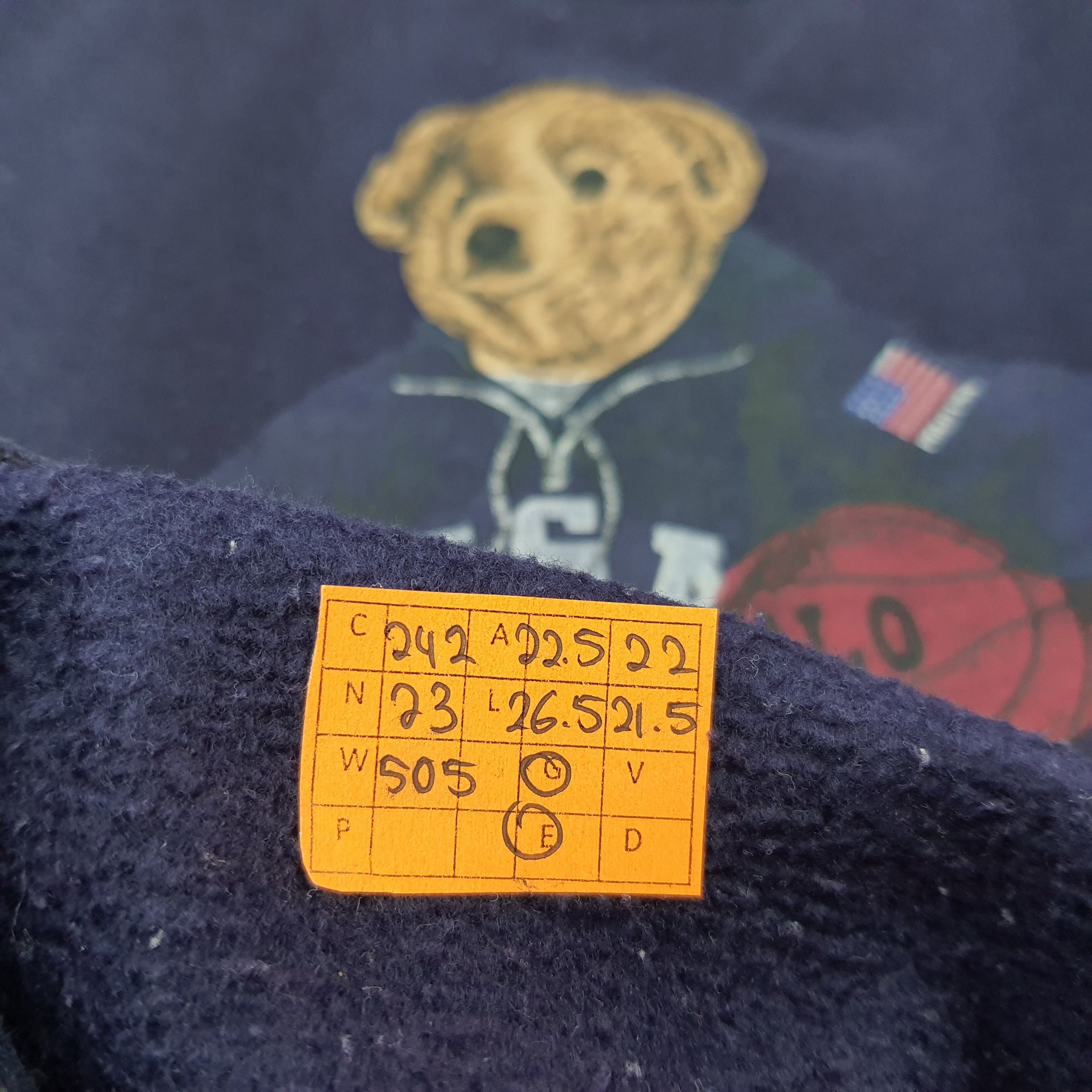 Polo Ralph Lauren Vintage Polo Bear by Ralph Lauren Sweatshirt C242N23 Size US M / EU 48-50 / 2 - 8 Thumbnail