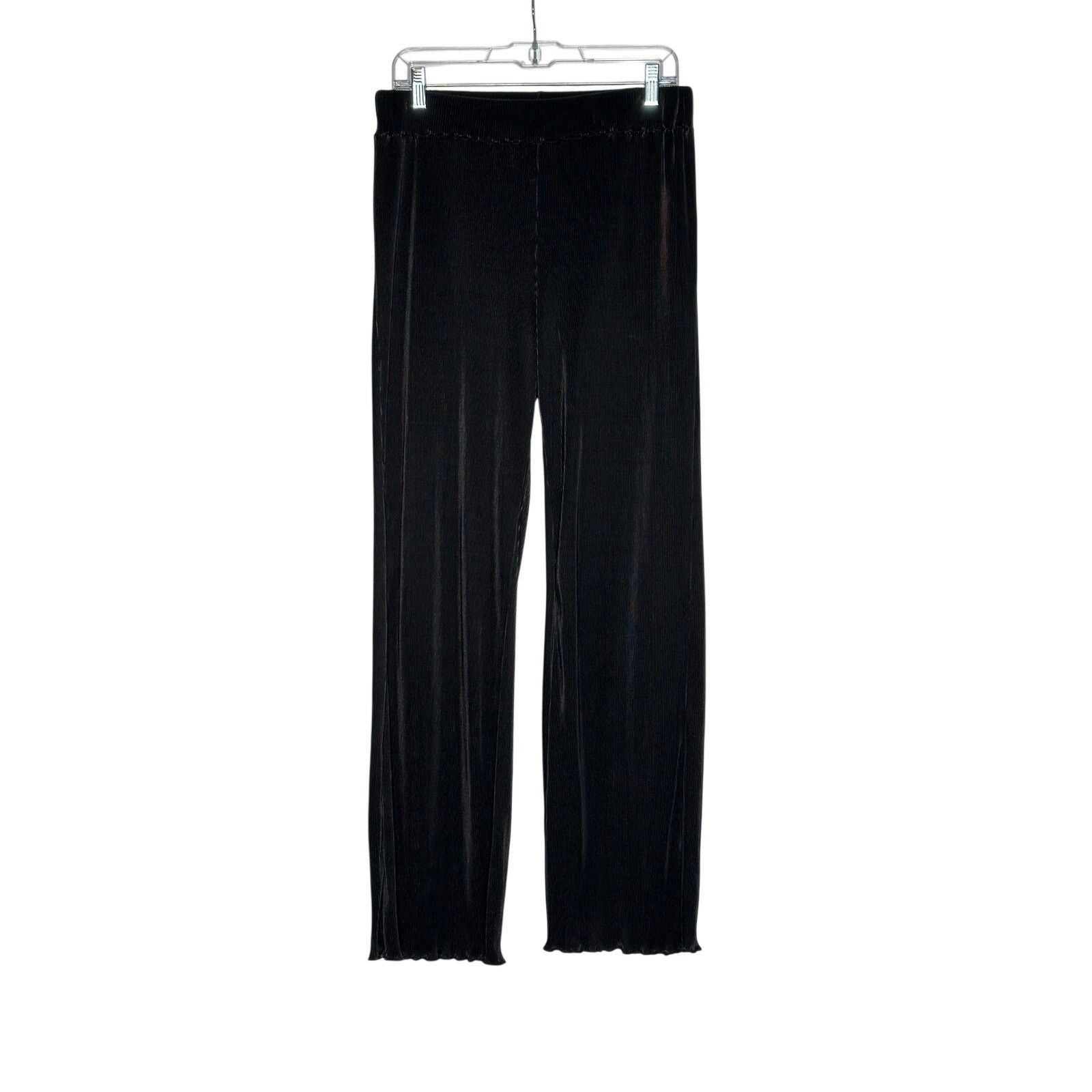 Rachel Zoe Rachel Zoe black slinky wide legs pull on pants size Medium Size 32" / US 10 / IT 46 - 9 Thumbnail