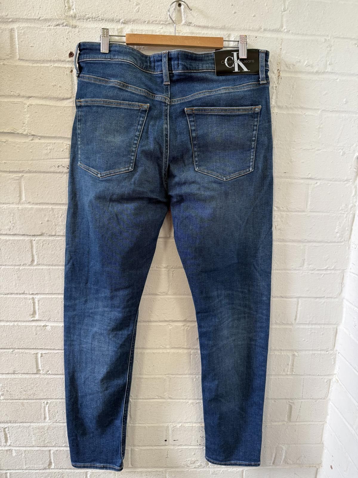 Calvin Klein Calvin Klein Jeans Men's Slim Fit Denim - W34 L32 Size US 34 / EU 50 - 3 Thumbnail