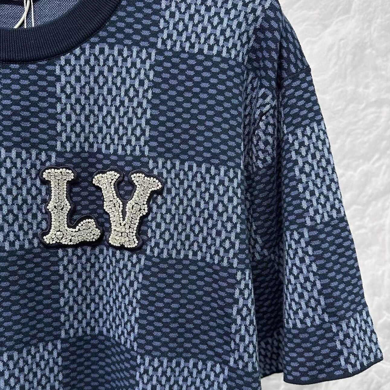 Louis Vuitton louis vuitton checkerboard short sleeve sweater Size US XL / EU 56 / 4 - 3 Thumbnail