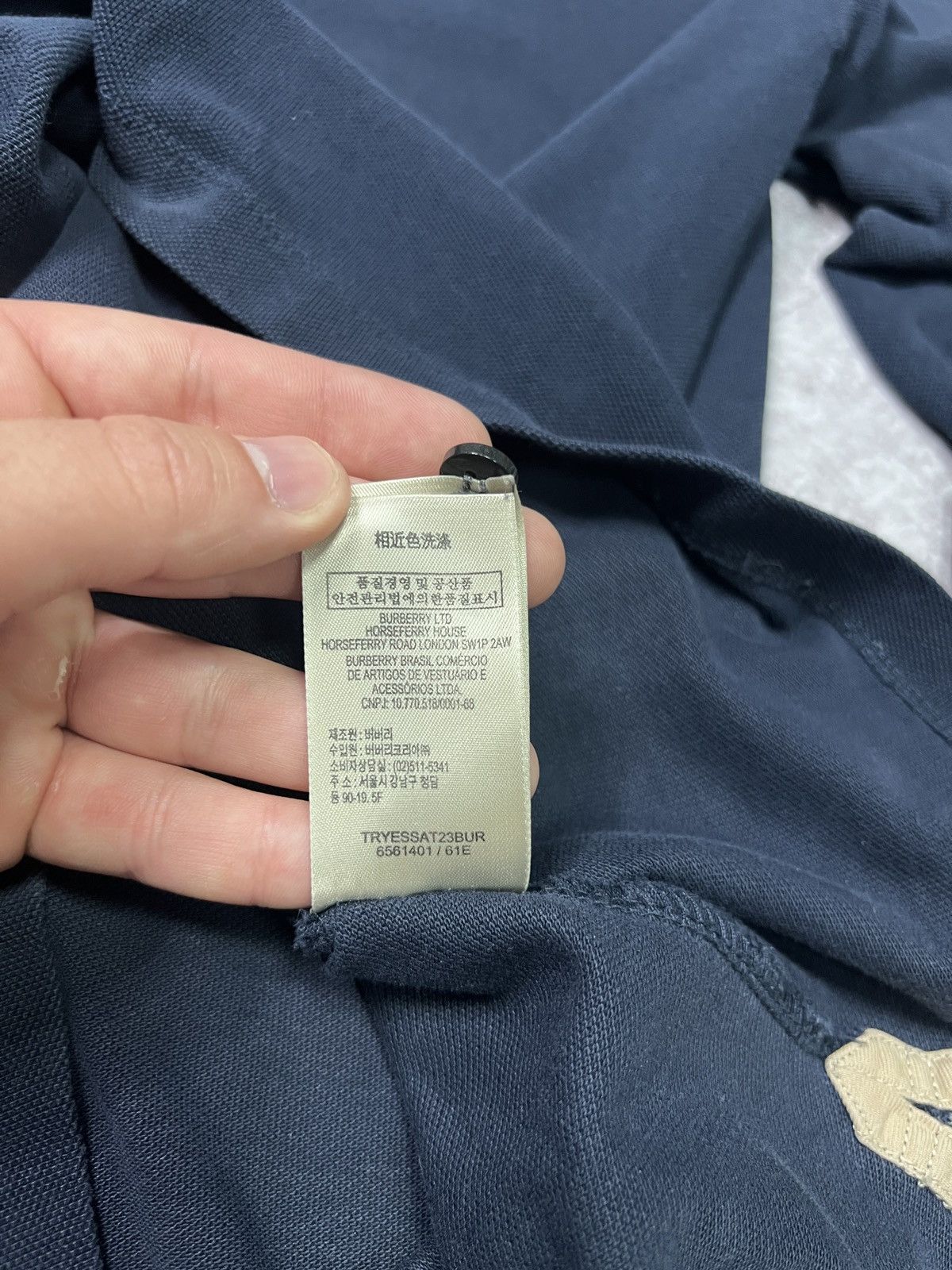 Burberry Burberry long Sleeve Polo Size M Size US M / EU 48-50 / 2 - 8 Thumbnail