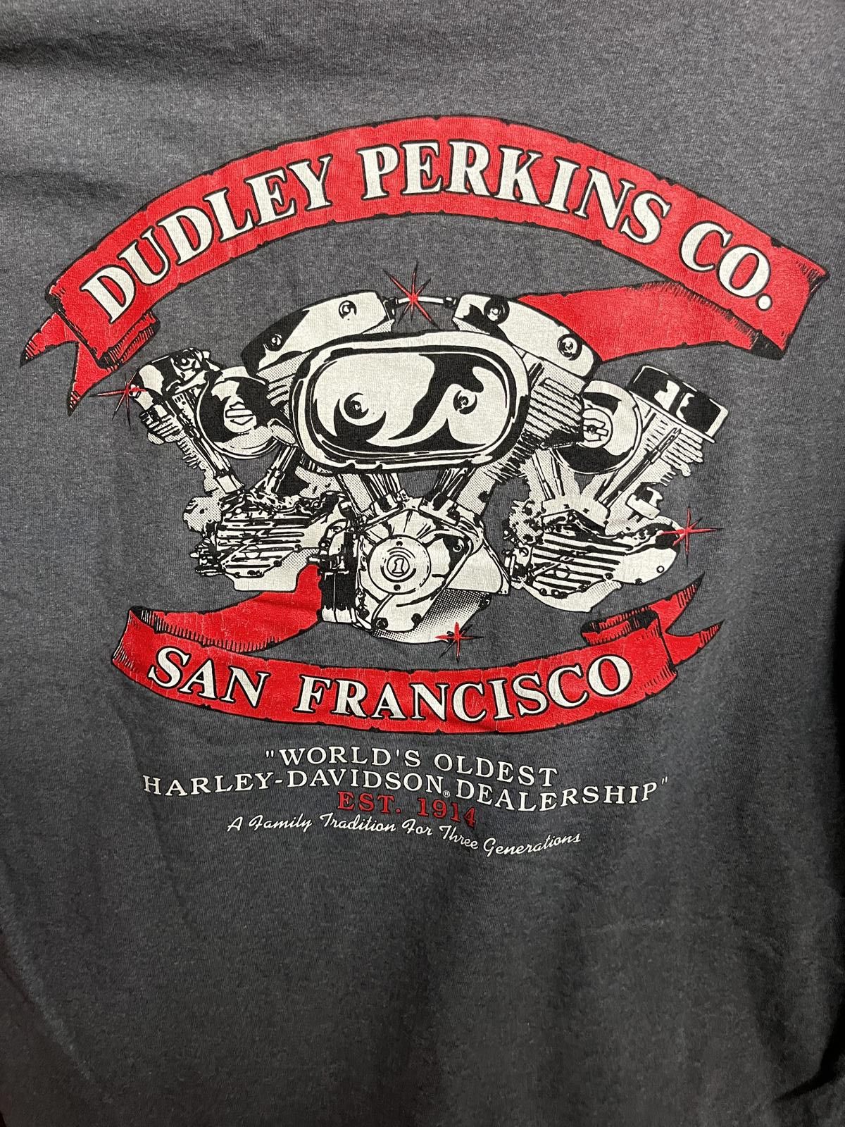 Harley Davidson Harley Davidson T-shirt Engine Dudley Perkins San Francisco Size US L / EU 52-54 / 3 - 5 Thumbnail