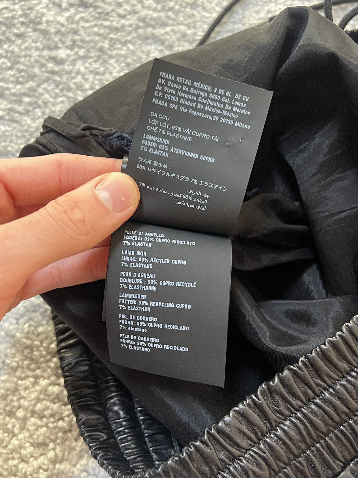 Prada Prada Nappa Leather Bermuda Black Shorts Size 46 Size US 32 / EU 48 - 12 Thumbnail