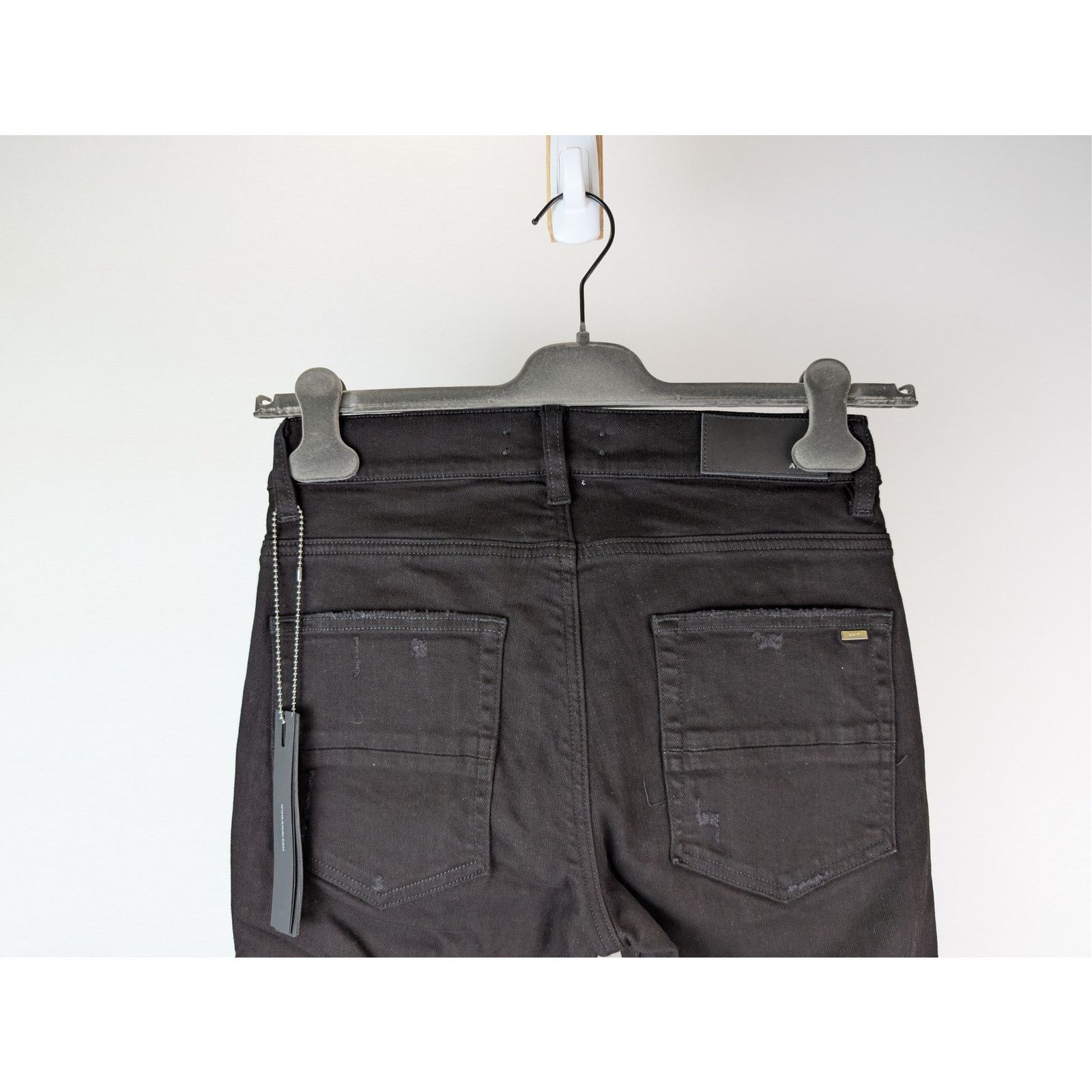 Amiri o1rshd1 Bones Jean Denim Jeans in Black/Silver Size US 30 / EU 46 - 13 Thumbnail