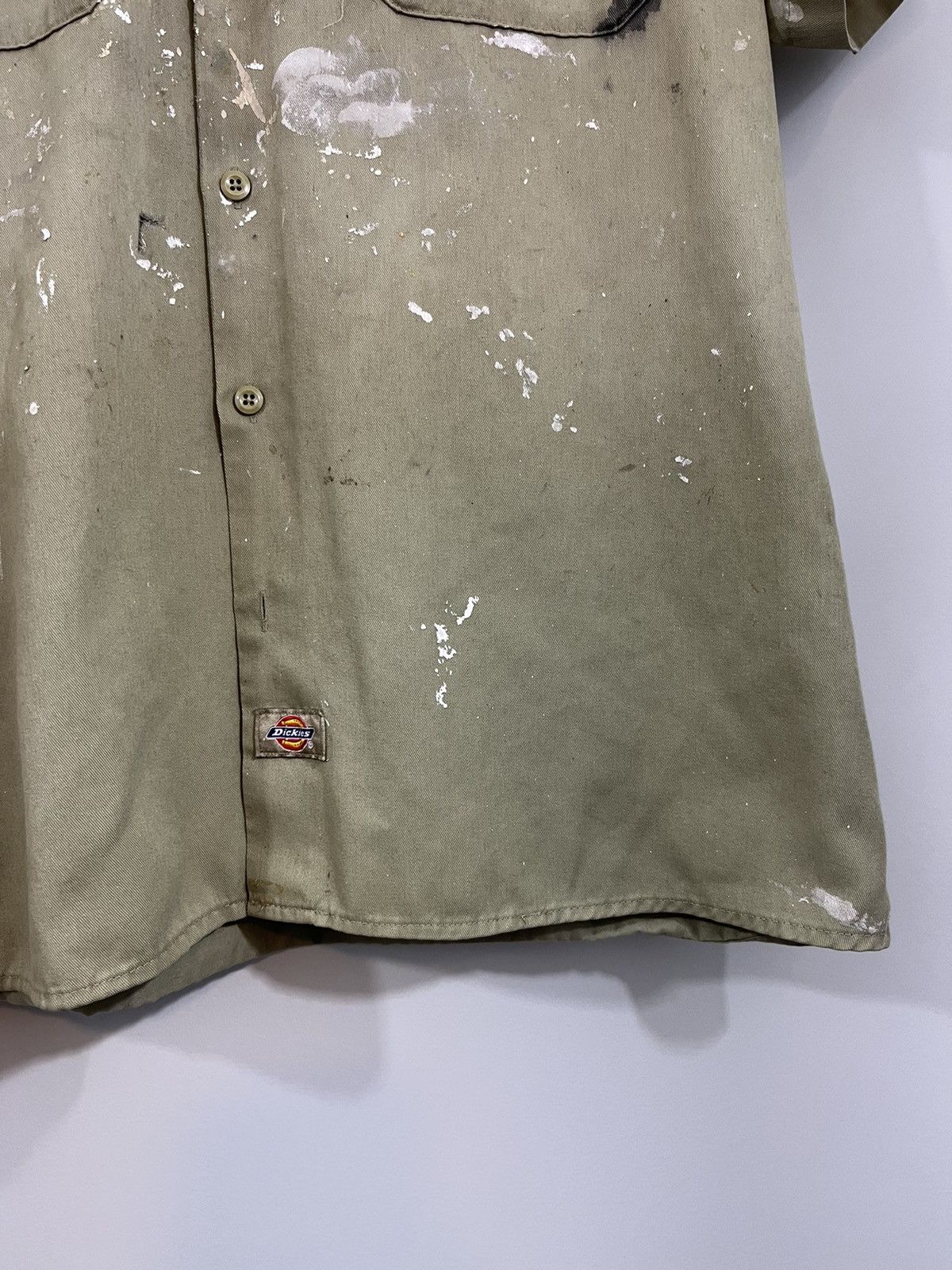 Vintage Thrashed Paint Stain Workwear Faded Shirt Size US L / EU 52-54 / 3 - 9 Thumbnail