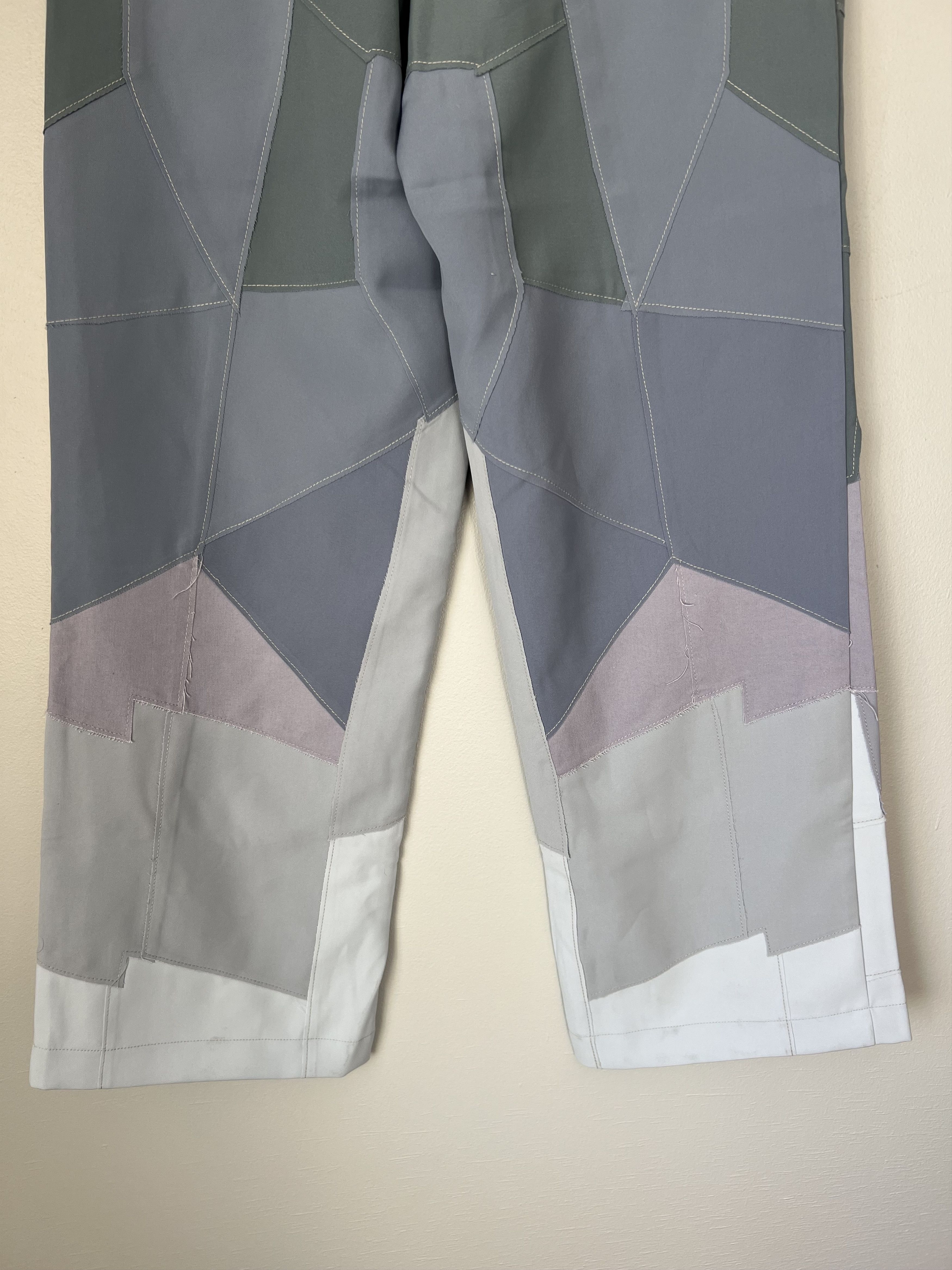 KidSuper Kidsuper Studios Patchwork Gradient Suit Pants in Blue Size US 30 / EU 46 - 6 Thumbnail