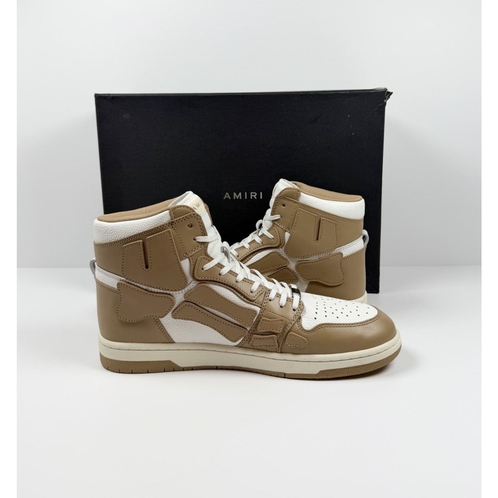 Amiri Size 46EU/13US - Amiri Skel Top High Brown NEW Size US 13 / EU 46 - 5 Thumbnail