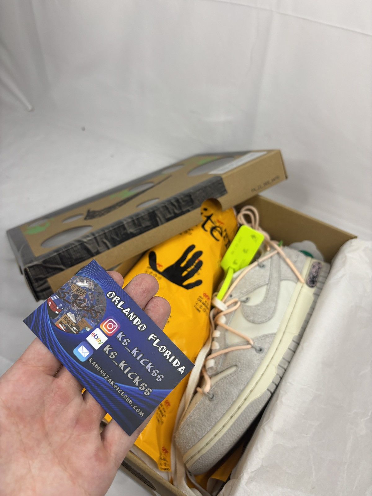 Nike × Off-White Size 9 - Off-White x Nike Dunk Low Lot 12 of 50 - OG ALL Size US 9 / EU 42 - 13 Thumbnail