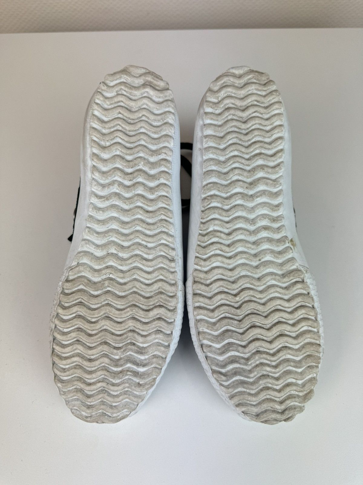 Stone Island Stone island leather tissue trainers high top sneakers 43 Size US 9.5 / EU 42-43 - 14 Thumbnail