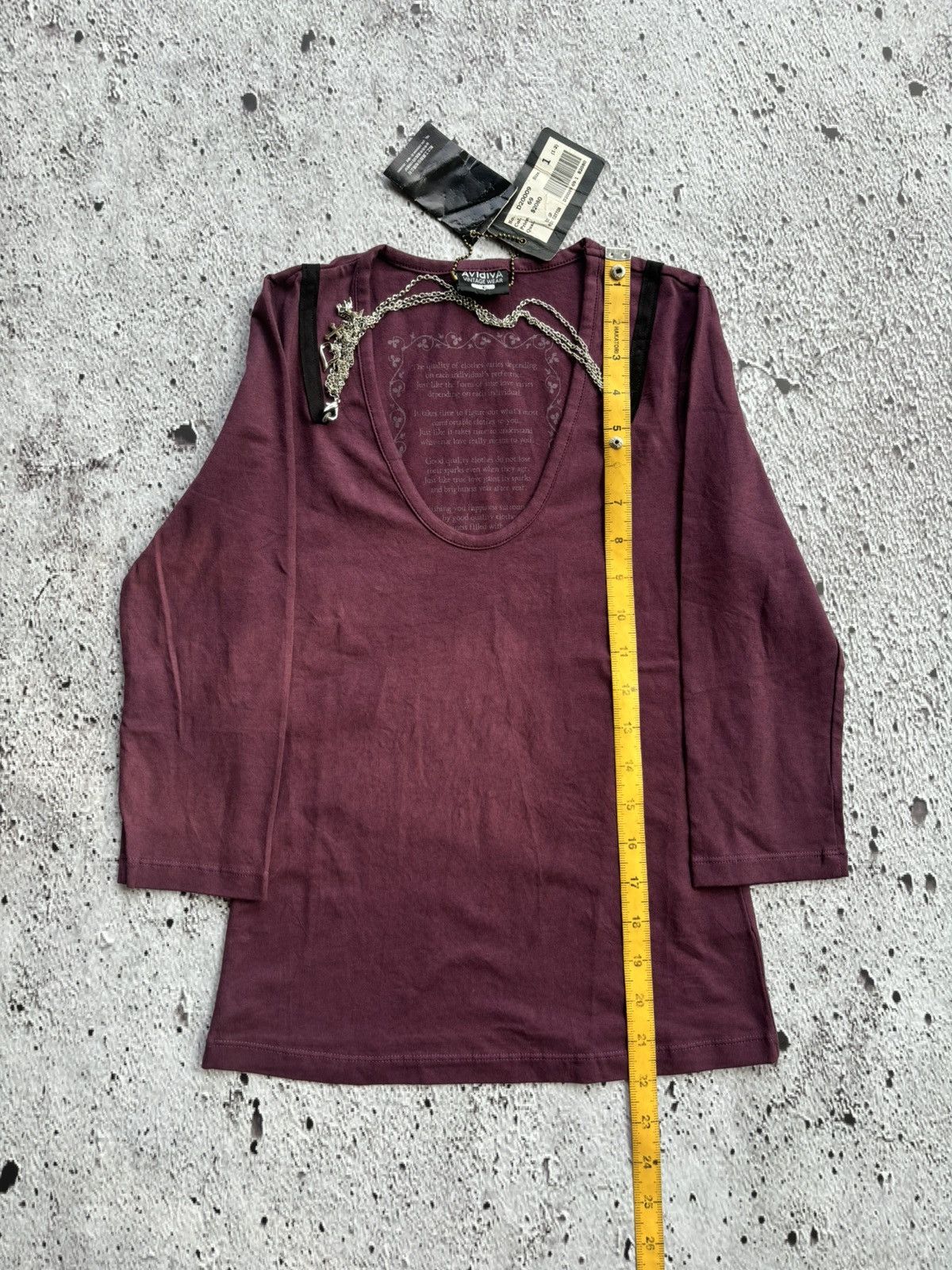 Hysteric Glamour Y2k Avidiva Necklace Style Longsleeve Size M / US 6-8 / IT 42-44 - 11 Thumbnail