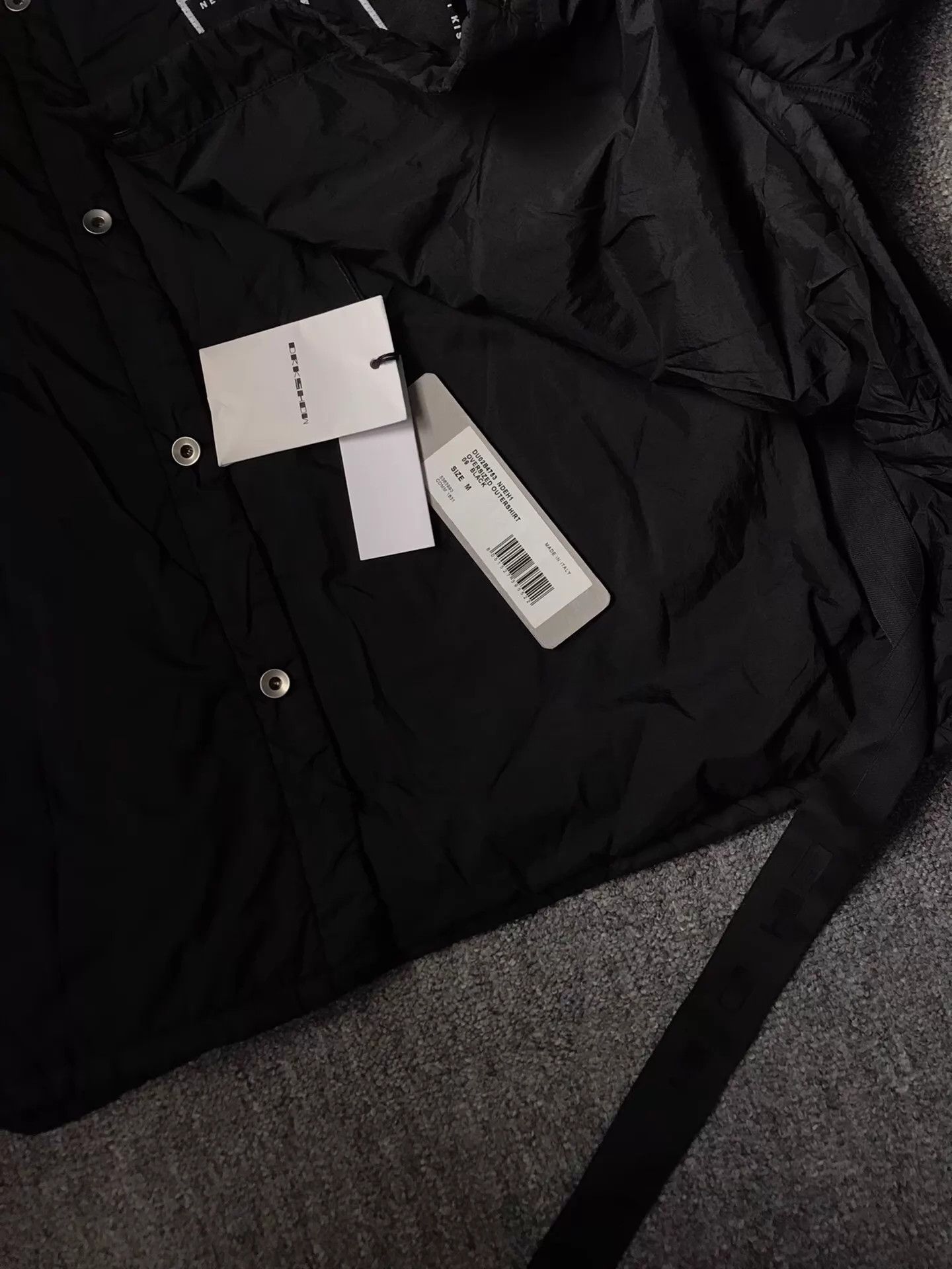 Rick Owens Rick Owens DRKSHDW Longline Cotton Padded Jacket M New Size US M / EU 48-50 / 2 - 5 Thumbnail