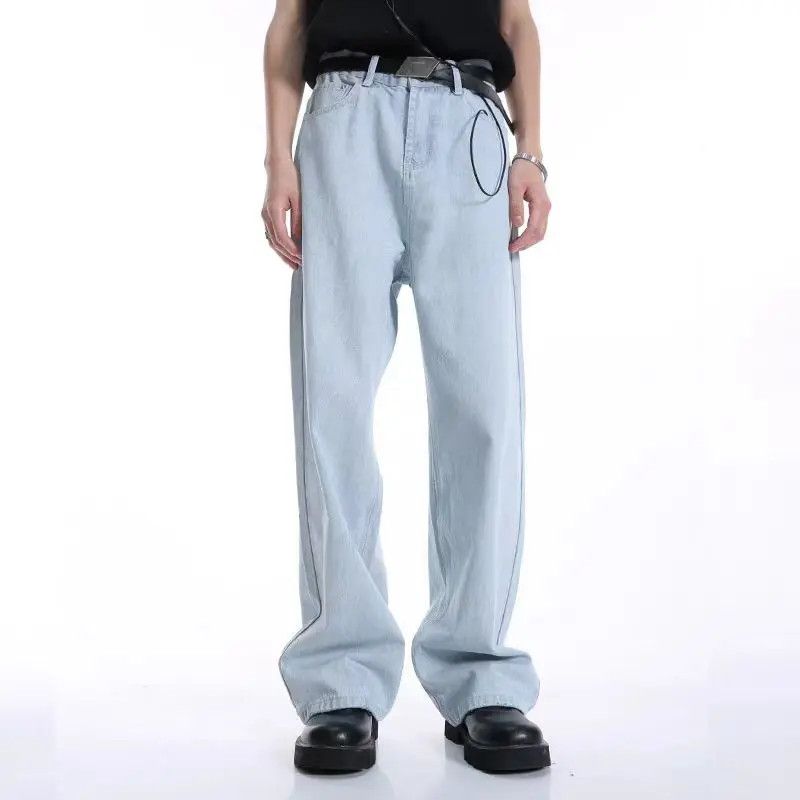 Japanese Brand × Jean Classic Versatile Loose Harajuku Jeans Size US 31 - 1 Thumbnail