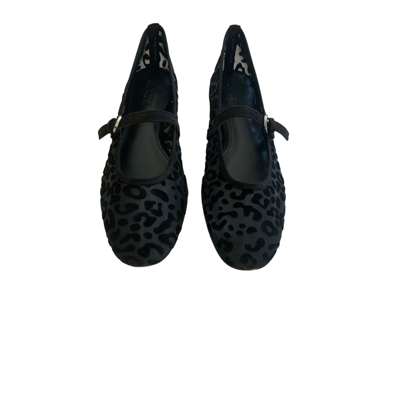 Anthropologie NWT J.Crew Leopard Mesh Mary Jane Flats - Size 8 MSRP $148 Size US 8 / IT 38 - 4 Thumbnail