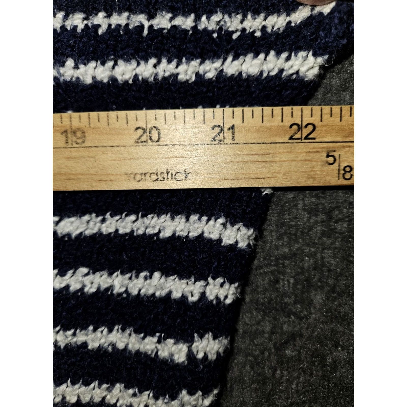 American Eagle Outfitters VINTAGE American EagleHenley Sweater Womens S Blue Striped Lightweight Oversized 90s Preppy Courtside? Size S / US 4 / IT 40 - 3 Thumbnail