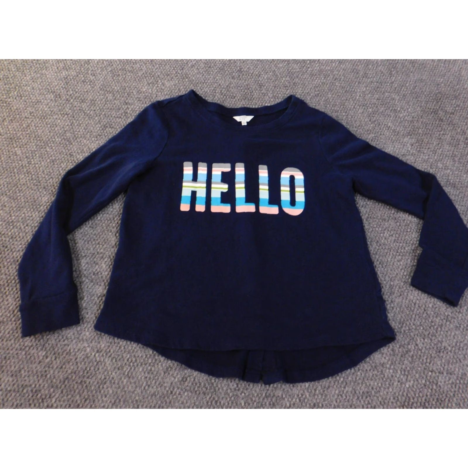 Vintage Crown & Ivy Sweater Small Blue Womens Pullover Crew Neck Dolman Sleeve Knit Cotton Logo Button Size S / US 4 / IT 40 - 4 Thumbnail