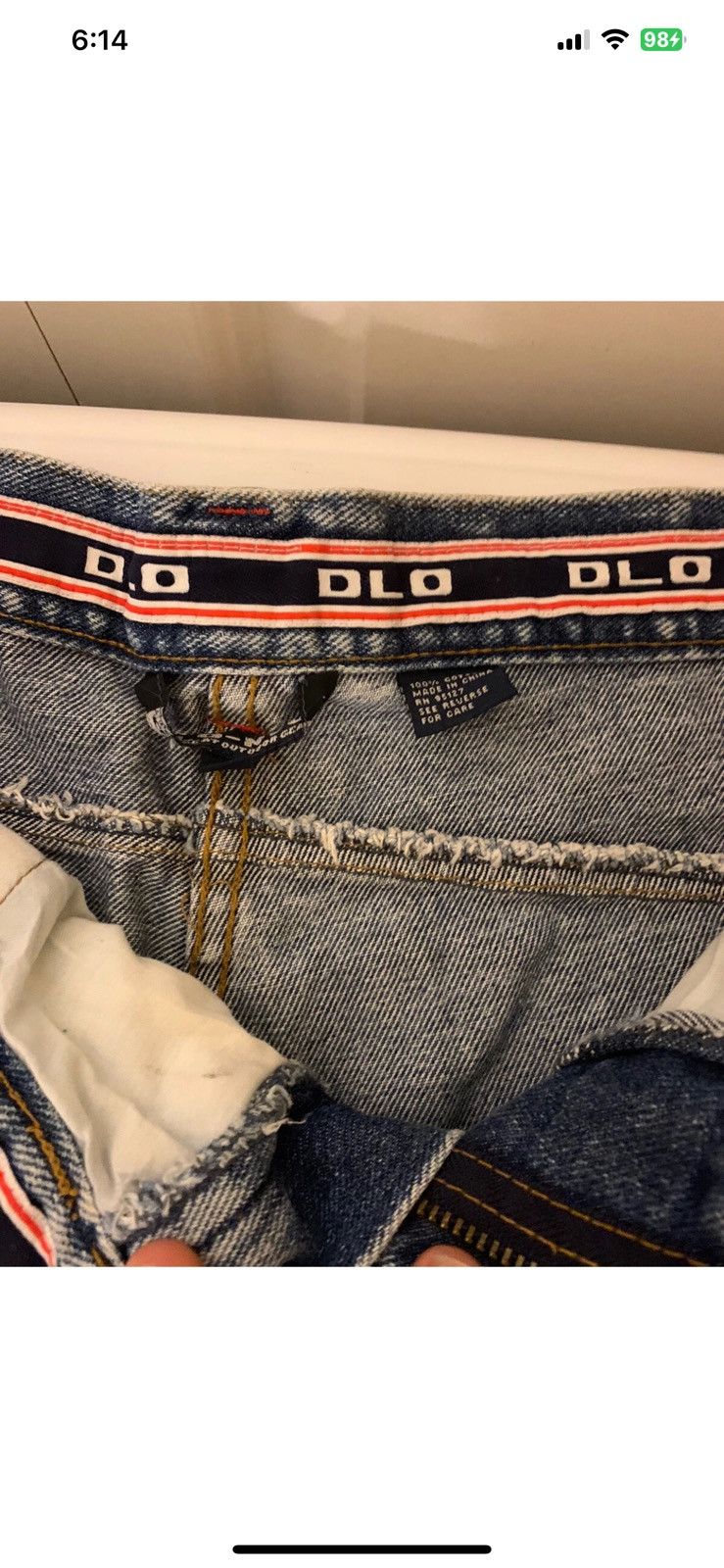 Other Vintage DLO-NYC mens sz 36 x 14 carpenter denim jean shorts Size US 36 / EU 52 - 5 Thumbnail