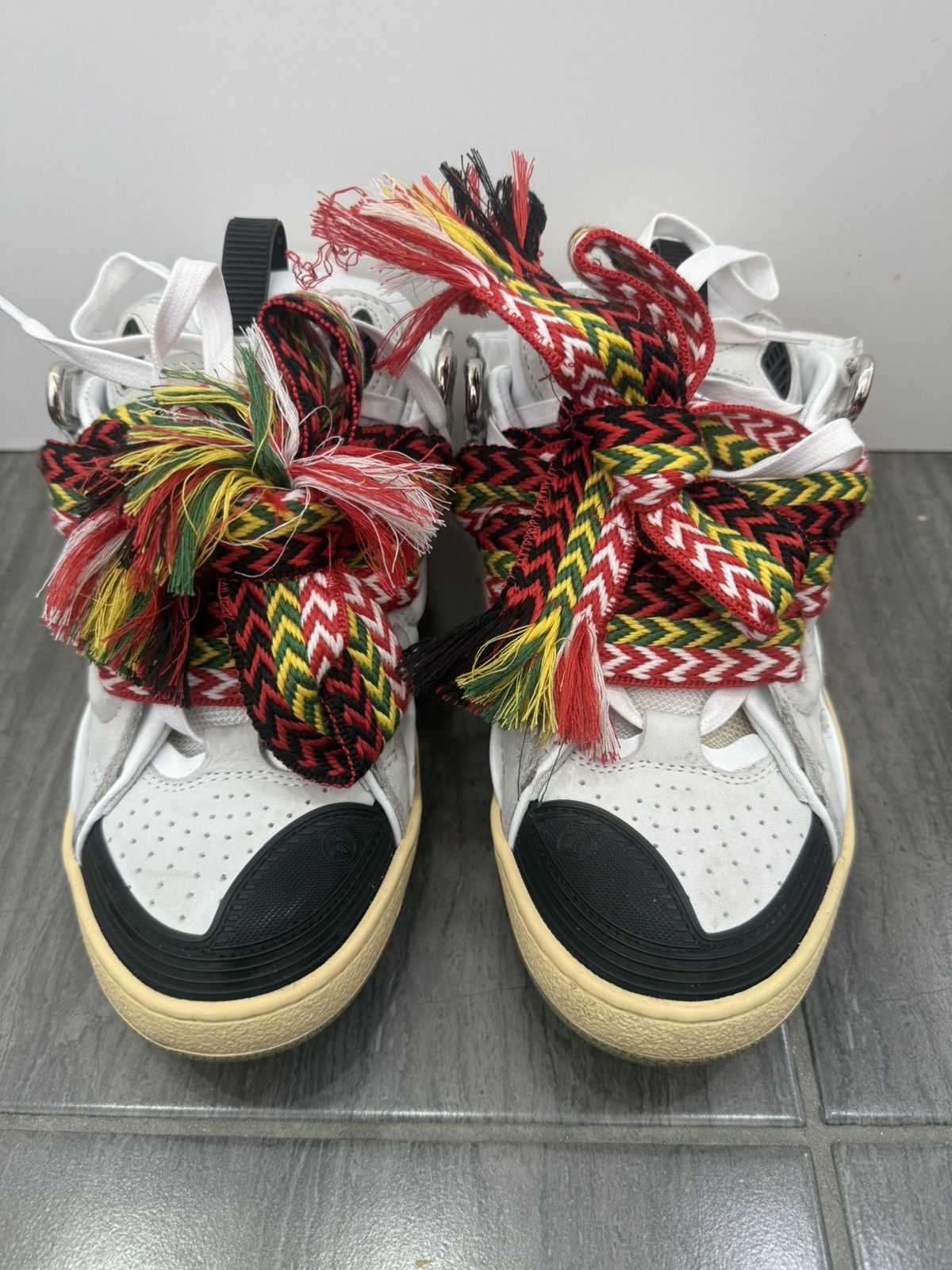 Lanvin Lanvin leather curb sneakers Size US 8 / IT 38 - 2 Thumbnail