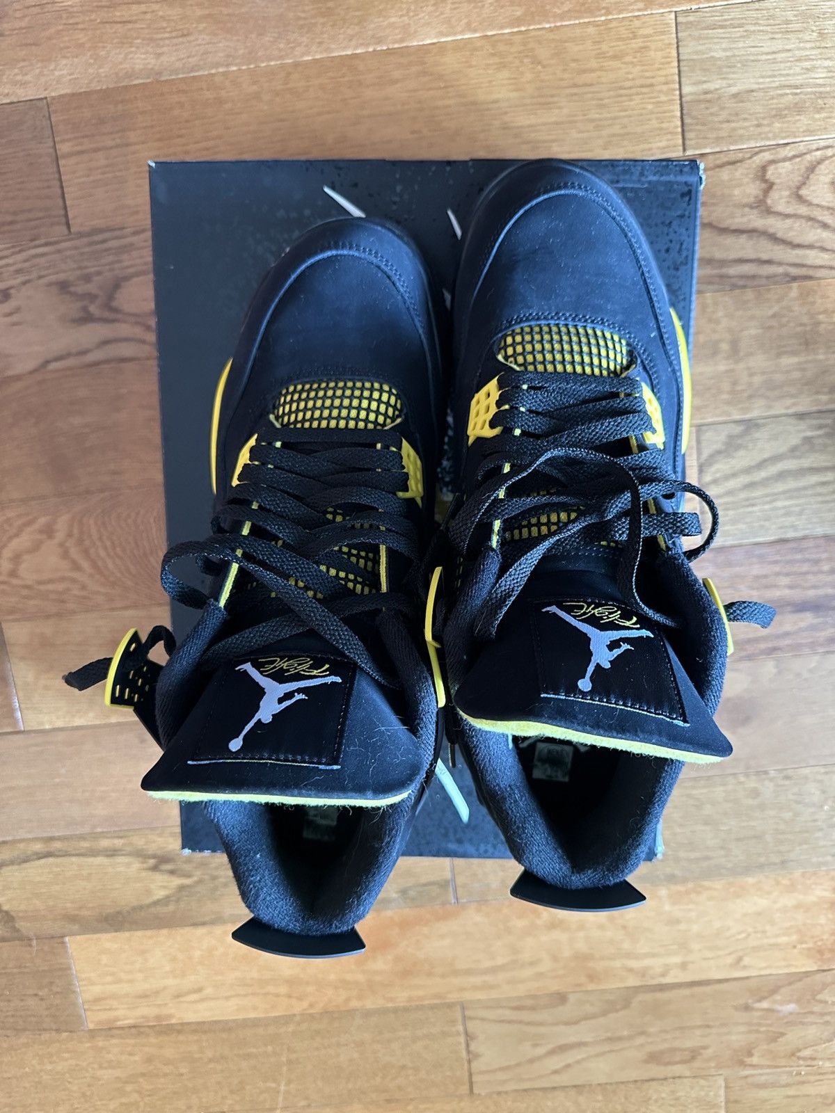 Nike Air Jordan 4 Thunder Size US 12 / EU 45 - 3 Thumbnail