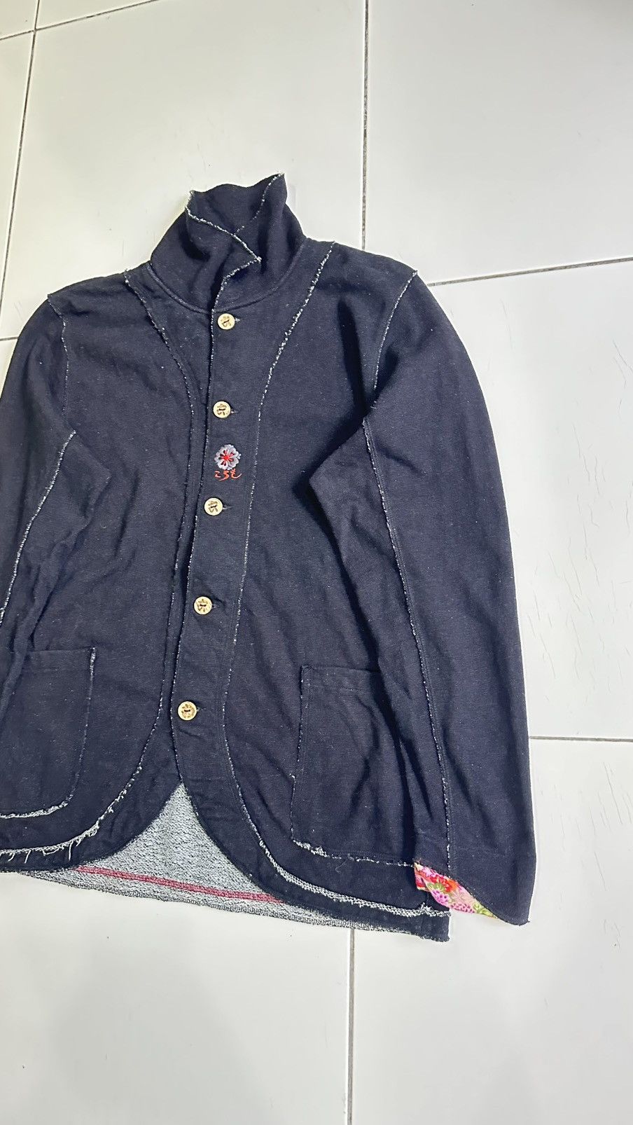 Composition by Kenzo Austere Japan kyoto coromool black cardigan Size US M / EU 48-50 / 2 - 3 Thumbnail