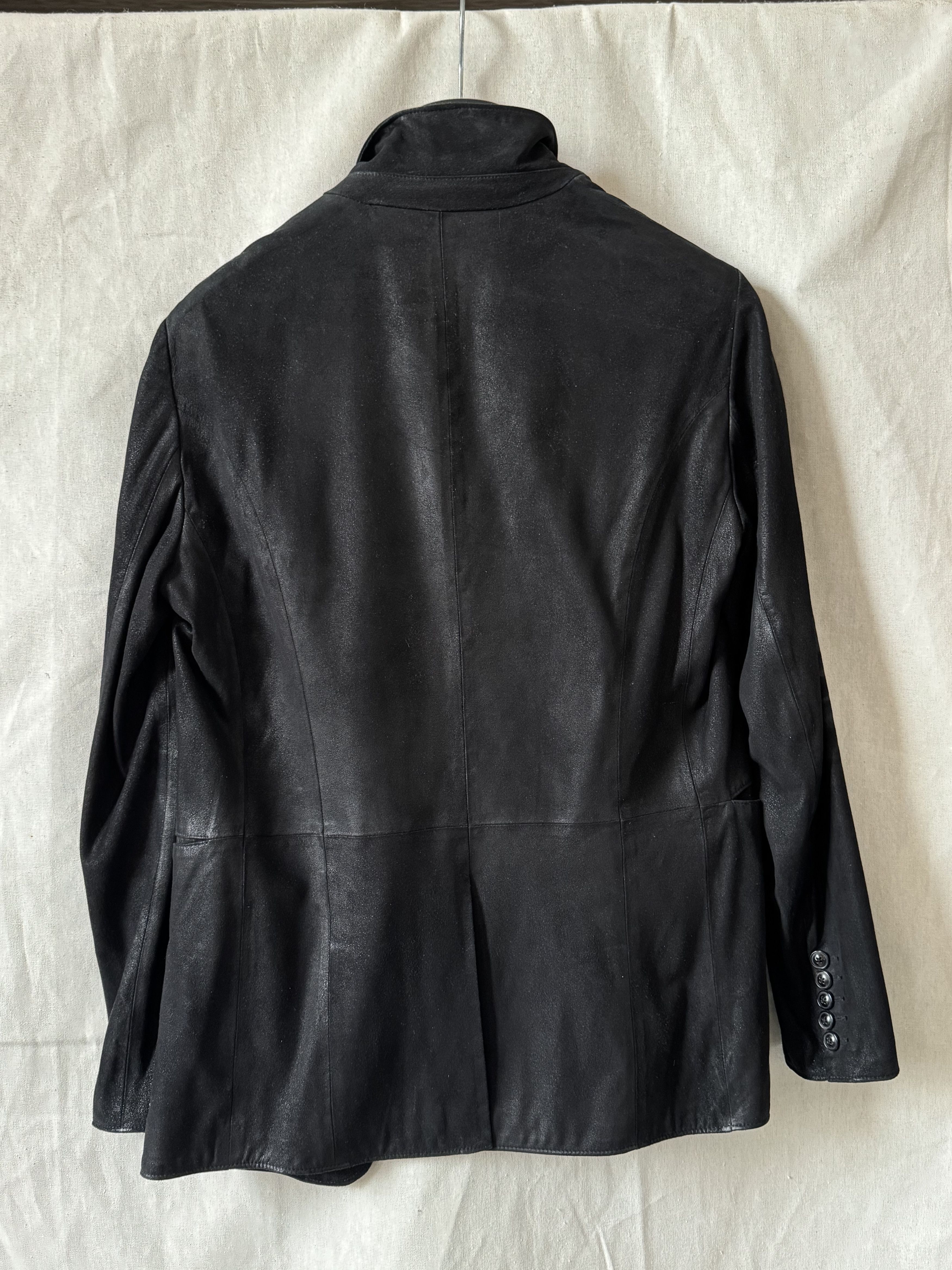 John Varvatos JOHN VARVATOS WOODWARD MULTIBUTTON JACKET (BLACK/SUEDE) Size 46R - 7 Thumbnail