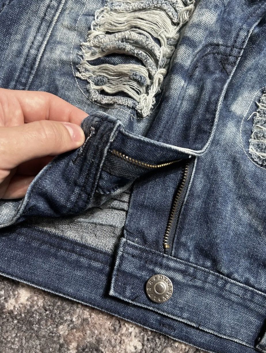 Affliction × Japanese Brand × Vintage Crazy Y2K 1738 Dynasty Affliction style crosses grunge jeans Size US 34 / EU 50 - 14 Thumbnail
