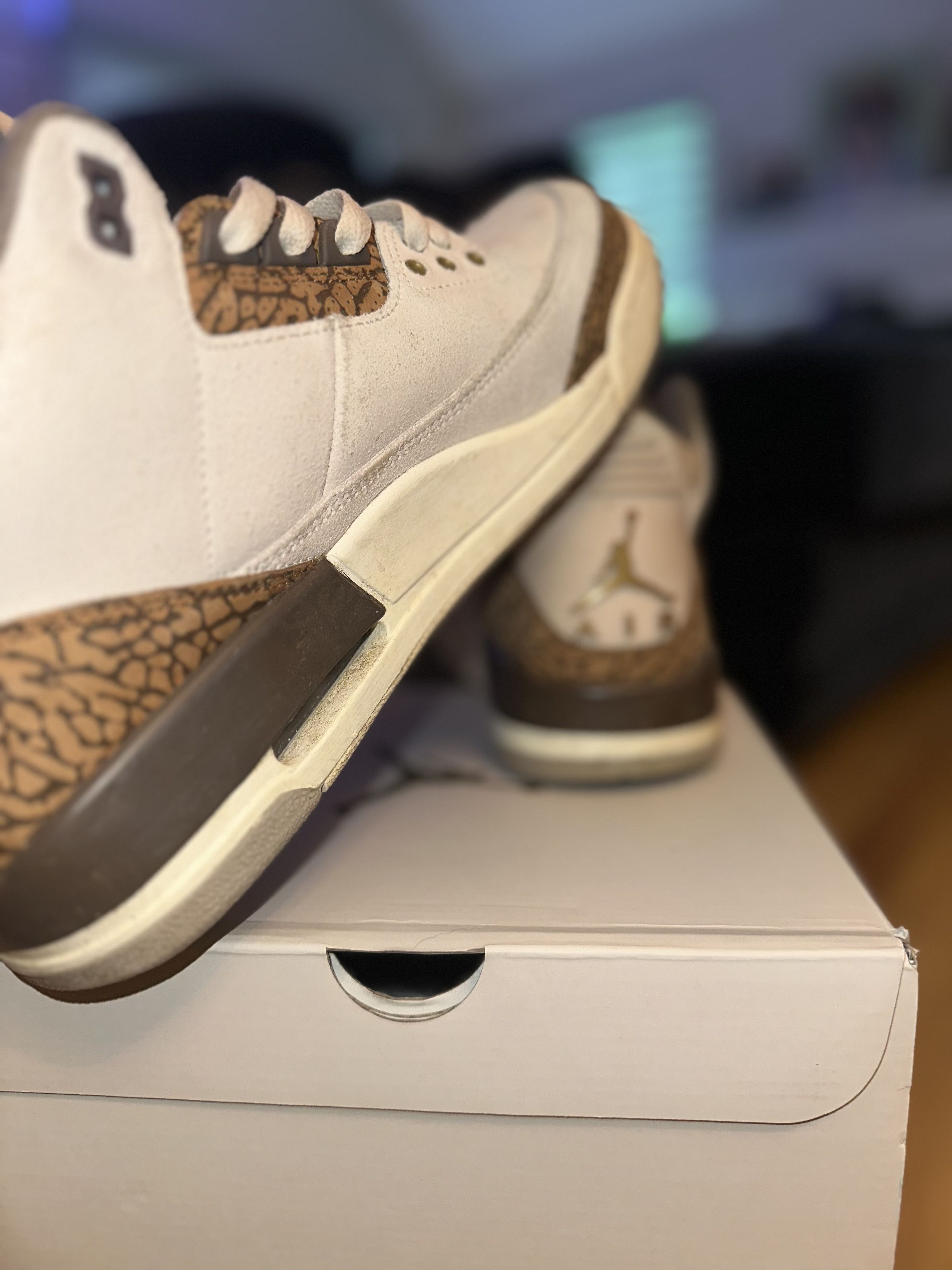Jordan Brand Size 9.5 - Jordan 3 Retro Low Palomino Brown Tan Suede Size US 9.5 / EU 42-43 - 6 Thumbnail