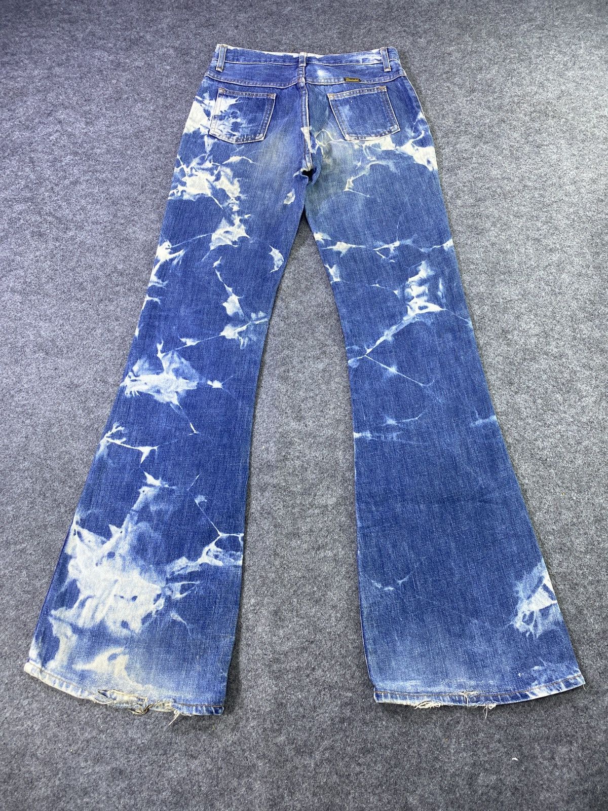 Jean × Vintage × Wrangler Vintage wrangler Flare Lightning Blue Jeans - J953 Size US 28 / EU 44 - 4 Thumbnail