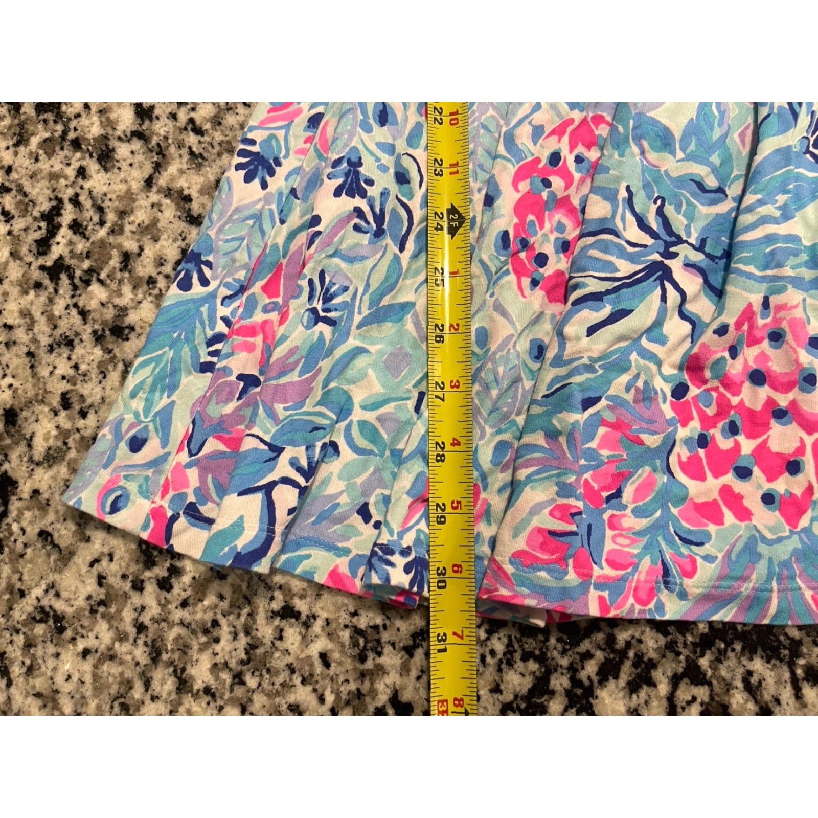Lilly Pulitzer Lilly Pulitzer Riegan Zanzibar Blue Party Princess Fit Flare Dress Sz XXS Size XXS / US 00 / IT 34 - 6 Thumbnail