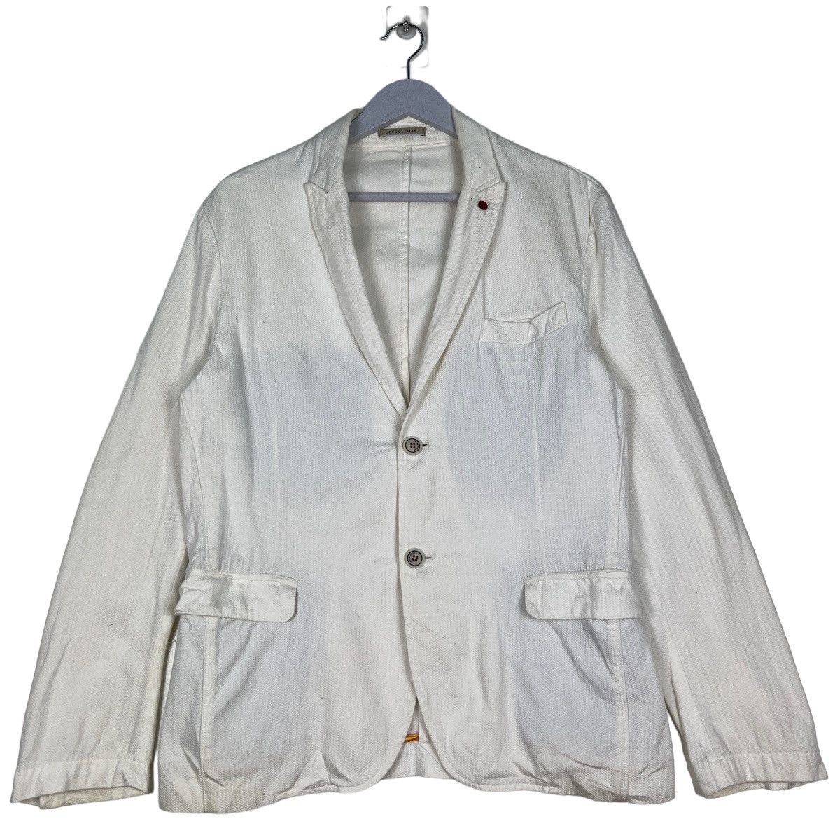 Other 🔥 JEY COLE MAN COTTON BLAZER JACKET MAN MADE IN ITALY Size US S / EU 44-46 / 1 - 1 Thumbnail