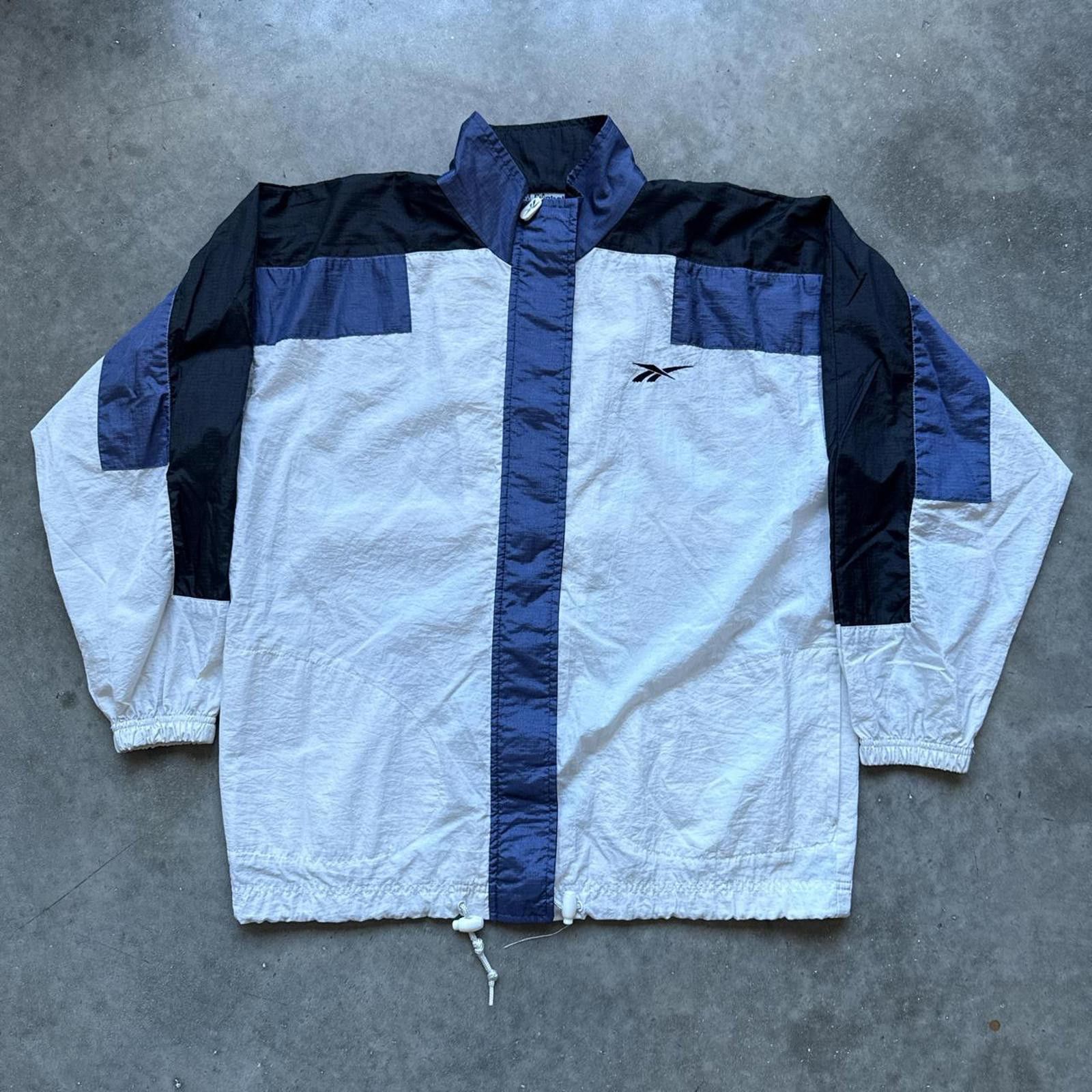 Reebok Reebok Windbreaker Mesh Full Zip Up Jacket Adjustable Waist Size US M / EU 48-50 / 2 - 1 Thumbnail