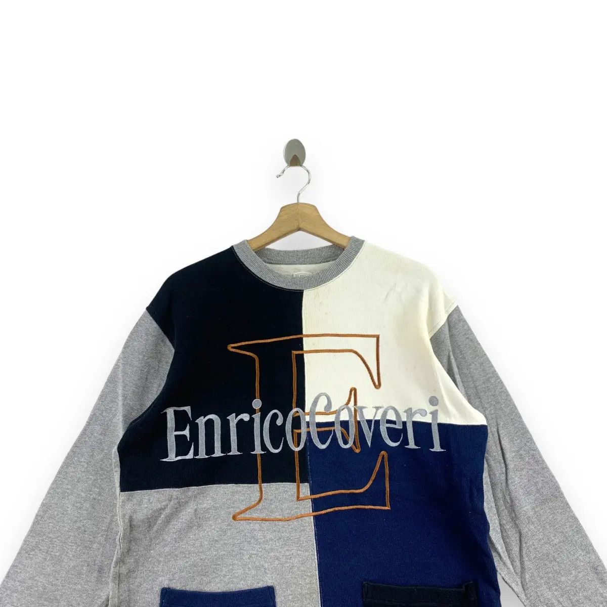 Vintage Vintage ENRICO COVERI SPORT ITALY Embroidered Size L / US 10 / IT 46 - 3 Thumbnail
