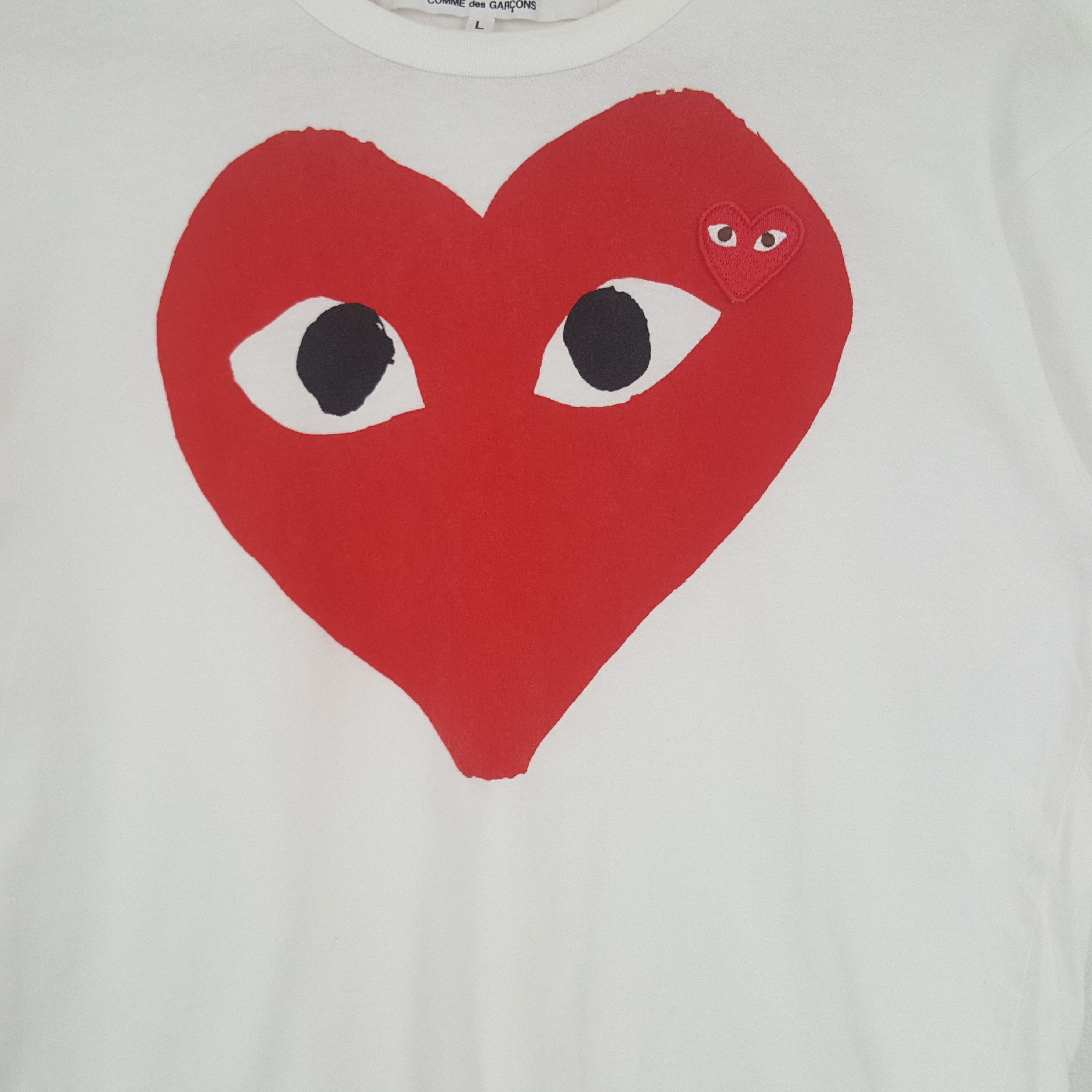 Comme des Garcons PLAY × Japanese Brand × Vintage Vintage Comme des Garcons Play Japanese Designer Tshirt Size US M / EU 48-50 / 2 - 2 Thumbnail