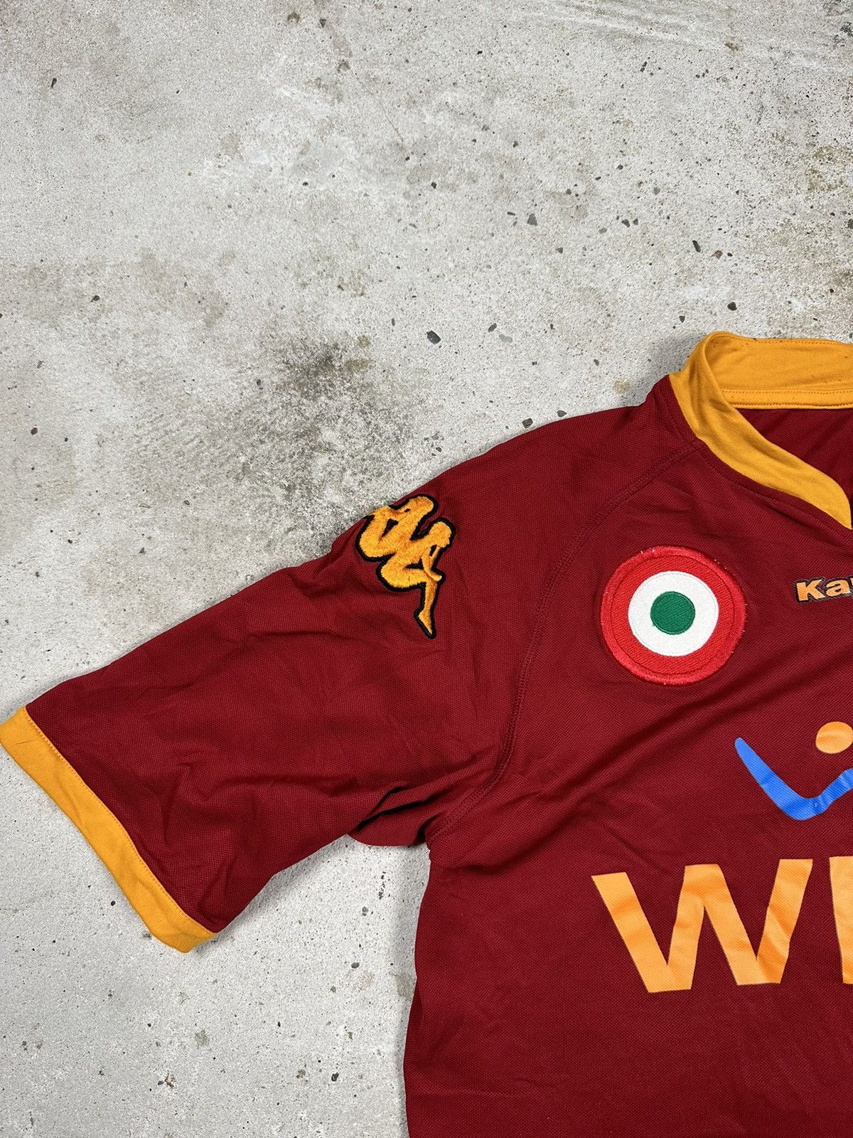 Kappa × Vintage ‼️ Kappa x AS Roma 2007/2008 Home Jersey Mancini #30 Size US M / EU 48-50 / 2 - 6 Thumbnail