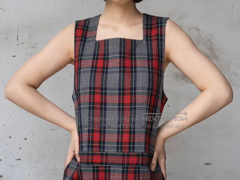 Comme Des Garcons size one-size-fits-all Red and Gray Plai