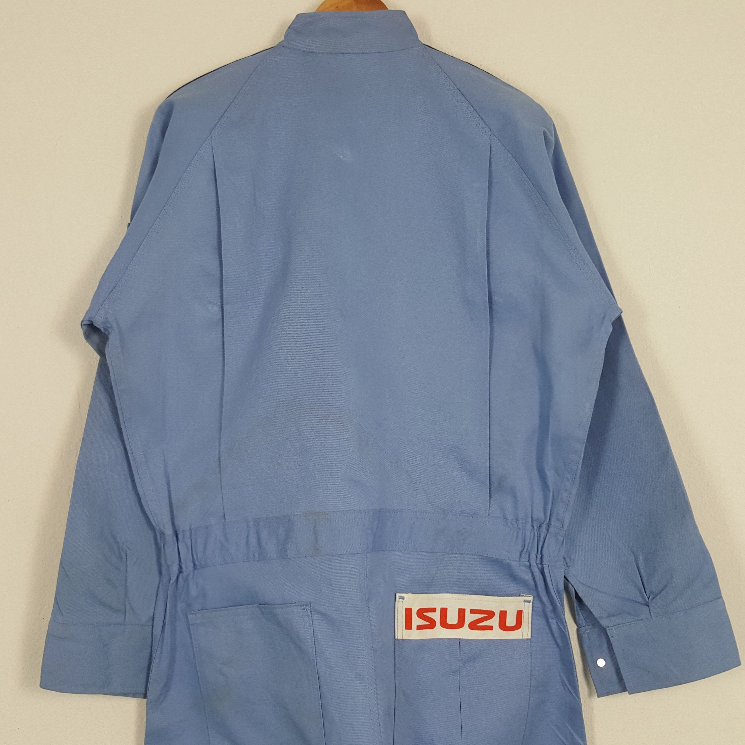 Japanese Brand × Vintage Vintage Isuzu Racing Team Worker Coverall Jacket Size US L / EU 52-54 / 3 - 7 Thumbnail