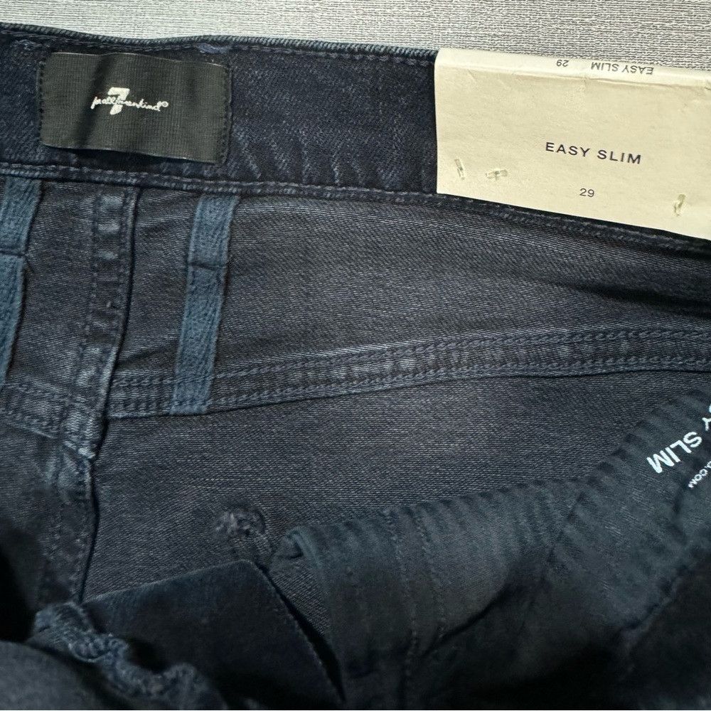 7 For All Mankind NWT New $228 7 For All Mankind Easy Slim in Sunbeam Jeans S Size 29" - 8 Thumbnail
