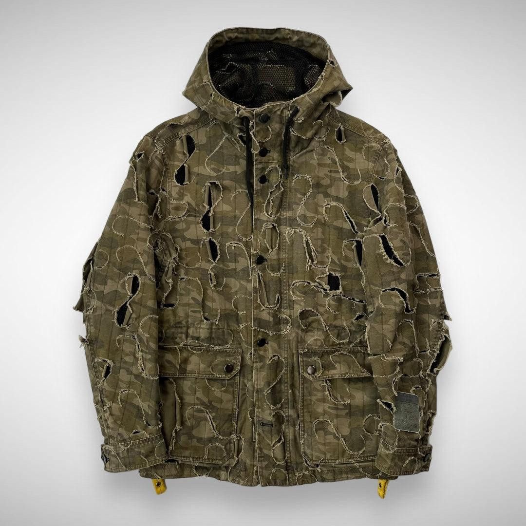 Diesel Diesel 'J-Laser' Laser Cut Camo Hooded Jacket (2010) Size US M / EU 48-50 / 2 - 1 Thumbnail