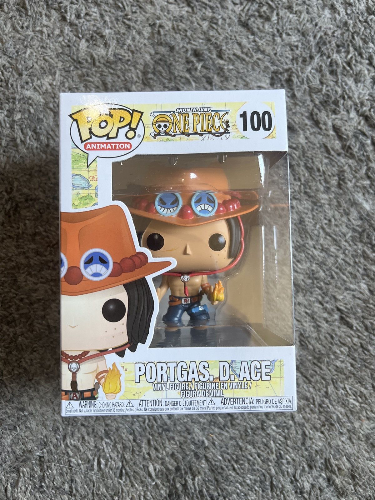 One Piece Funko Pop! Portgas. D. Ace Vinyl Figure Size ONE SIZE - 1 Thumbnail