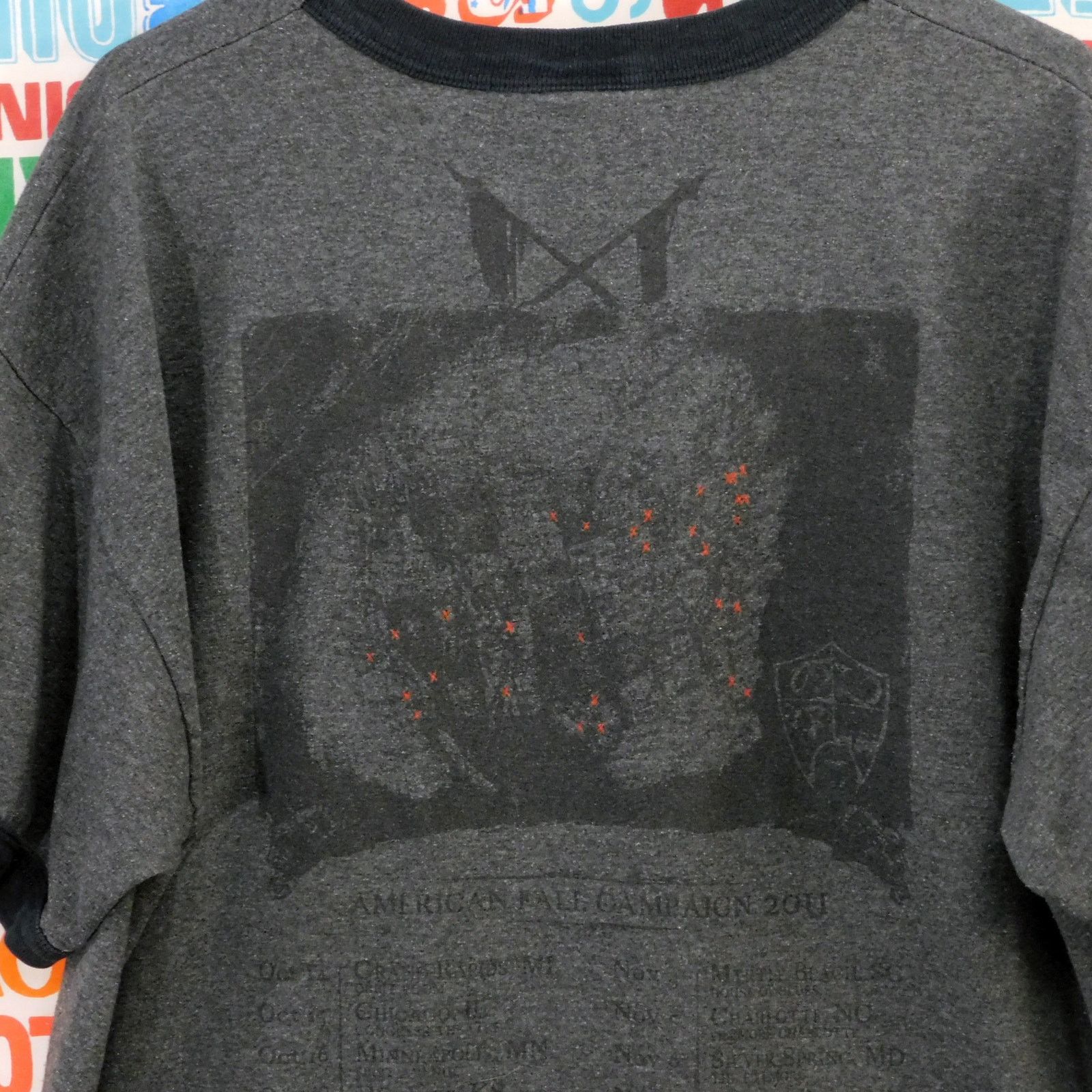 Gildan Testament American Fall Campaign 2011 Tour Ringer Tee Size L Size US L / EU 52-54 / 3 - 7 Thumbnail