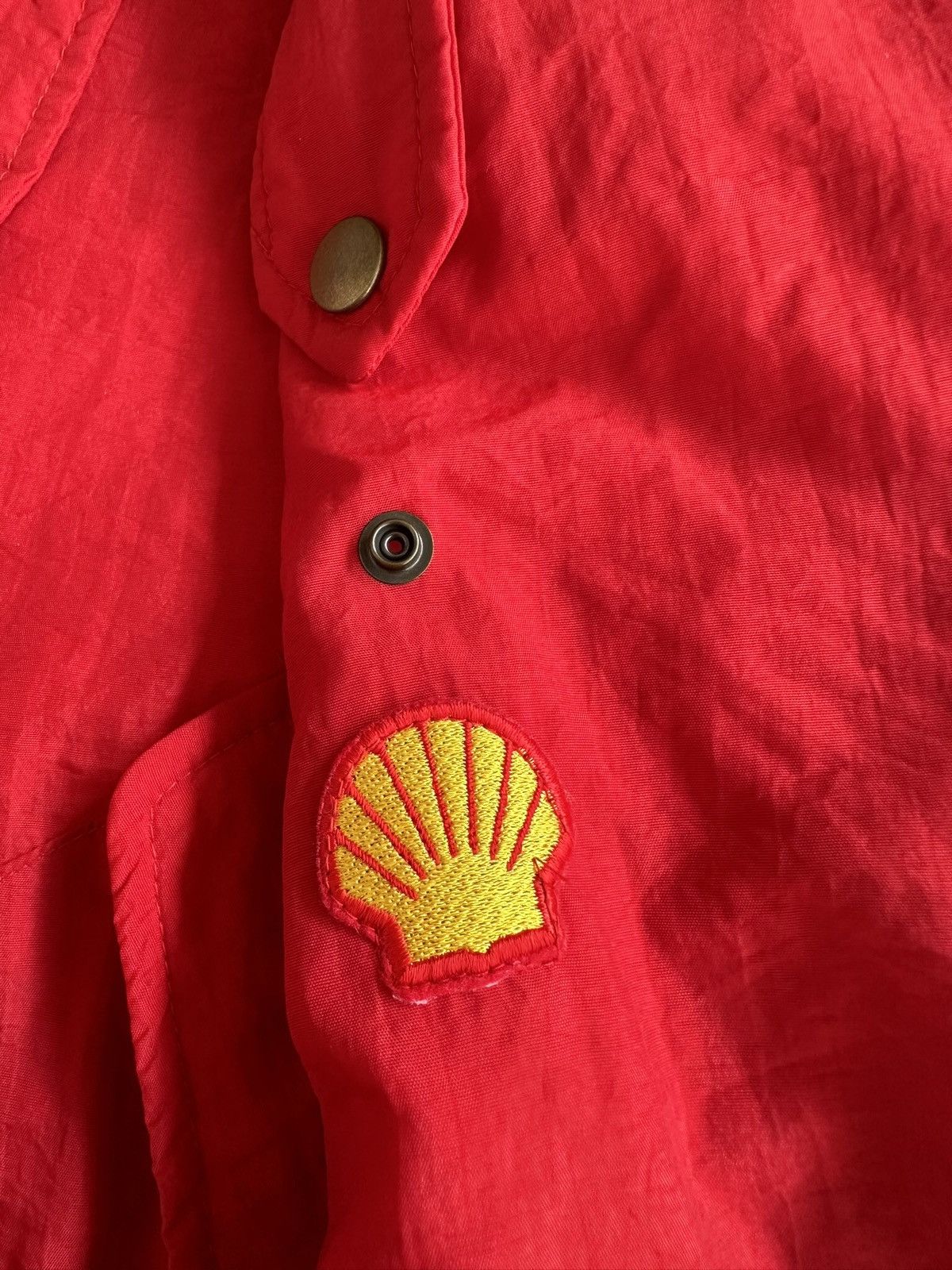 Vintage 80's vintage SHELL Formula X promo bomber jacket Size US L / EU 52-54 / 3 - 12 Thumbnail